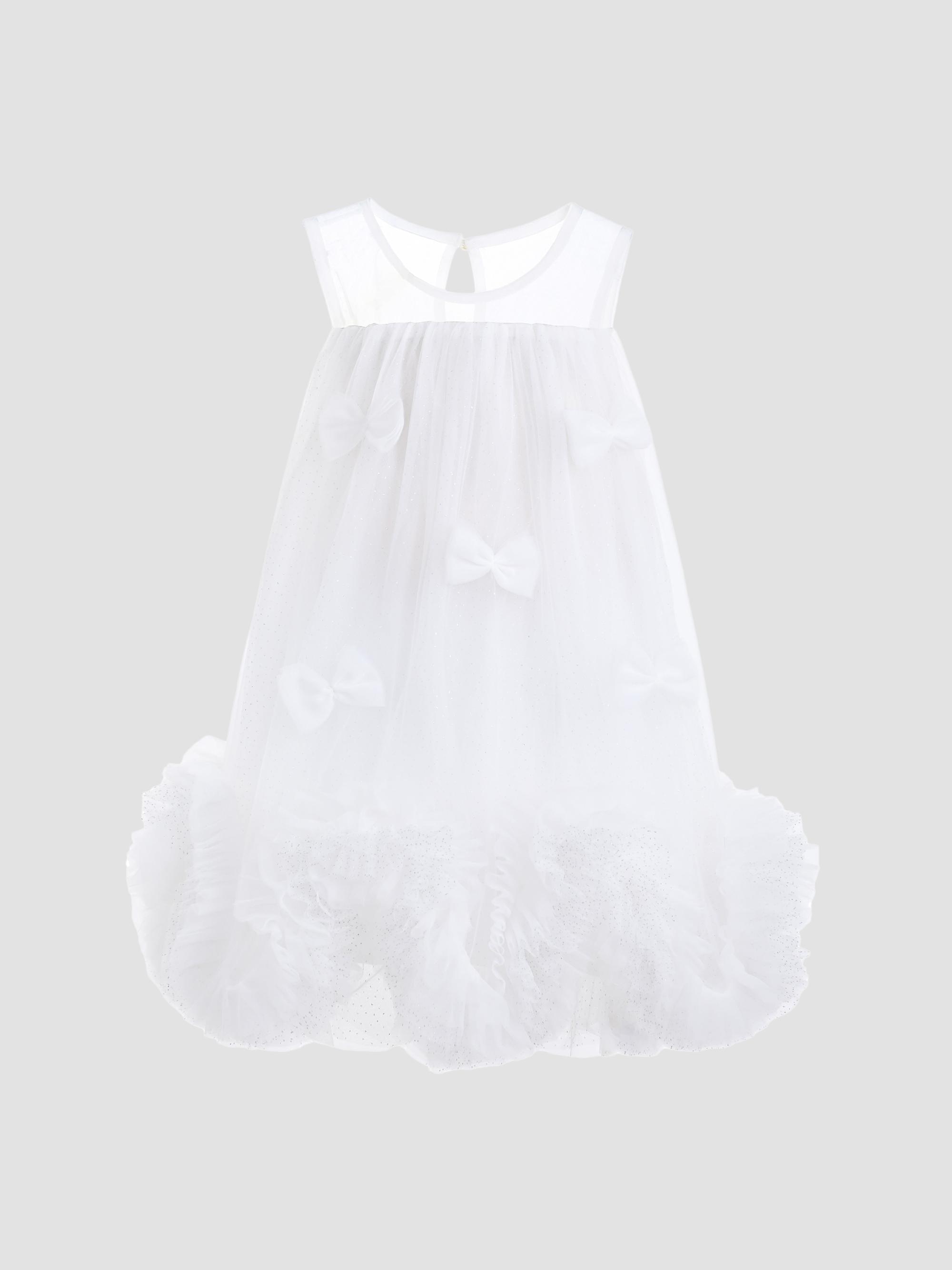 toddler girl white dress Snow Long Sleeve Plus Size Girls  Elizabeth Tulle Party Gown with Hand-Embroidered Pearls for Special Occasions In this dress Strasburg Children Heirloom Toddler Flower