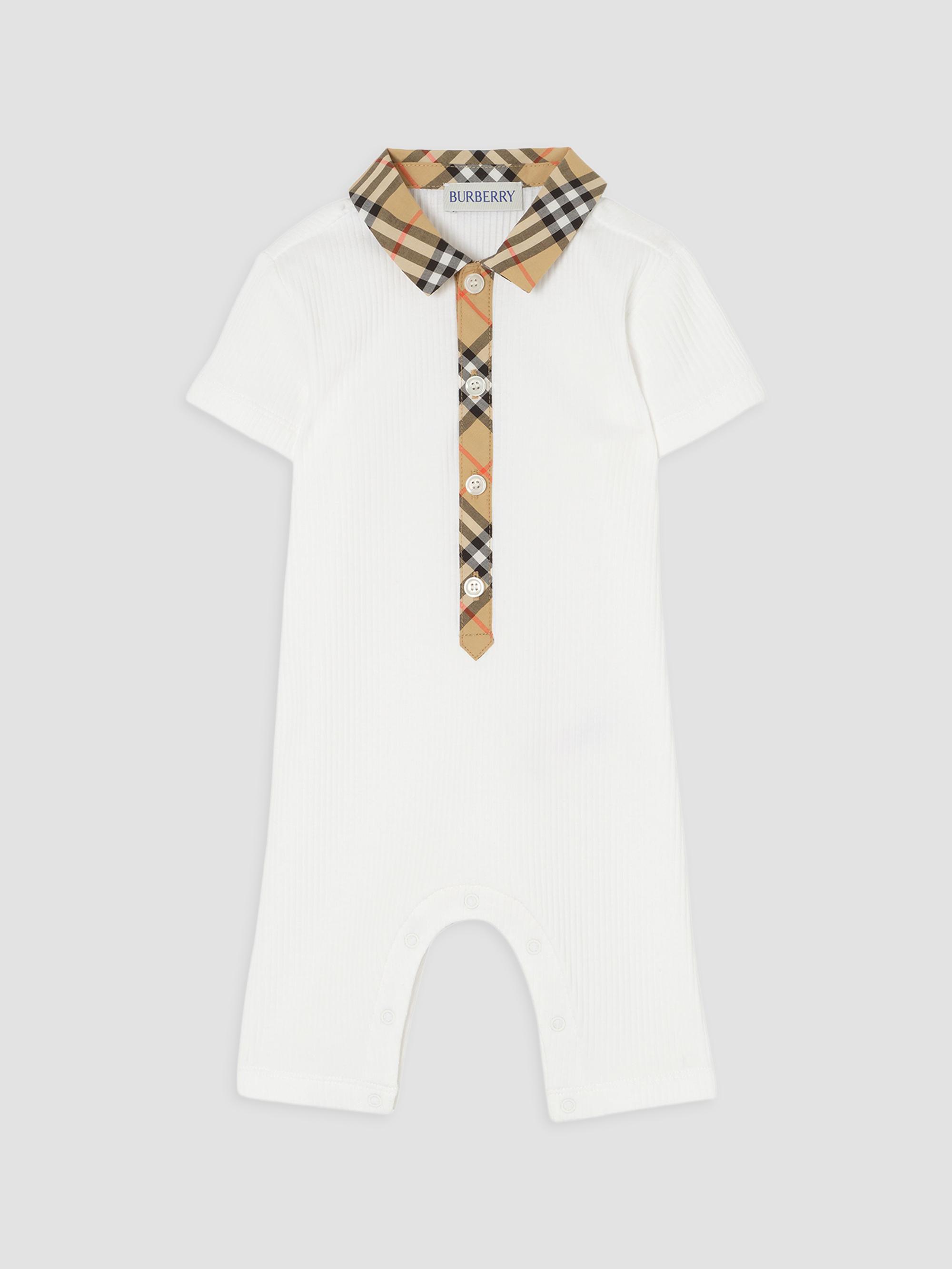 Burberry Baby's Lennox Check Coveralls | Saks Fifth Avenue