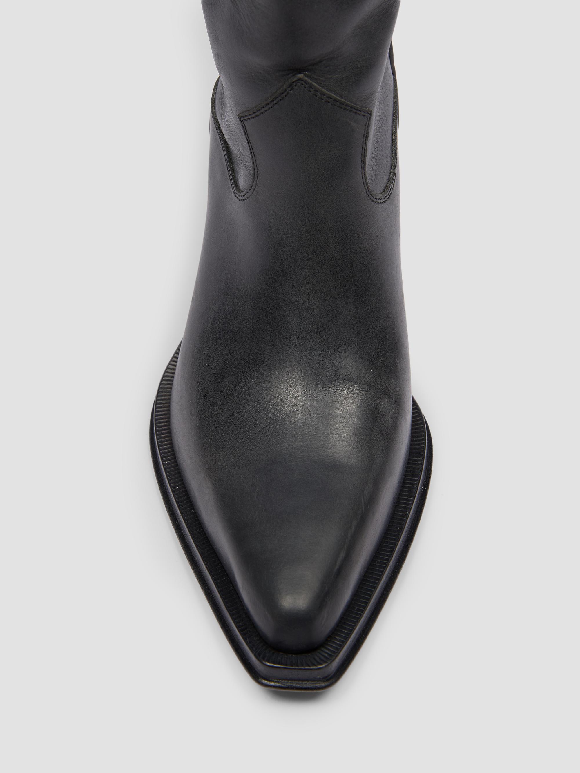 Azelan 70mm Knee-High Leather Boots