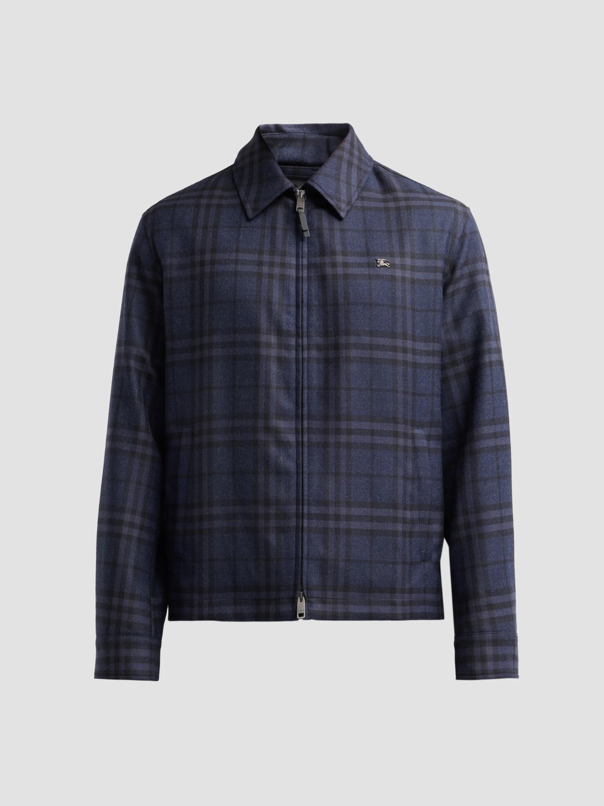 Burberry Shearling Collar Leather Jacket | Saks Fifth Avenue
