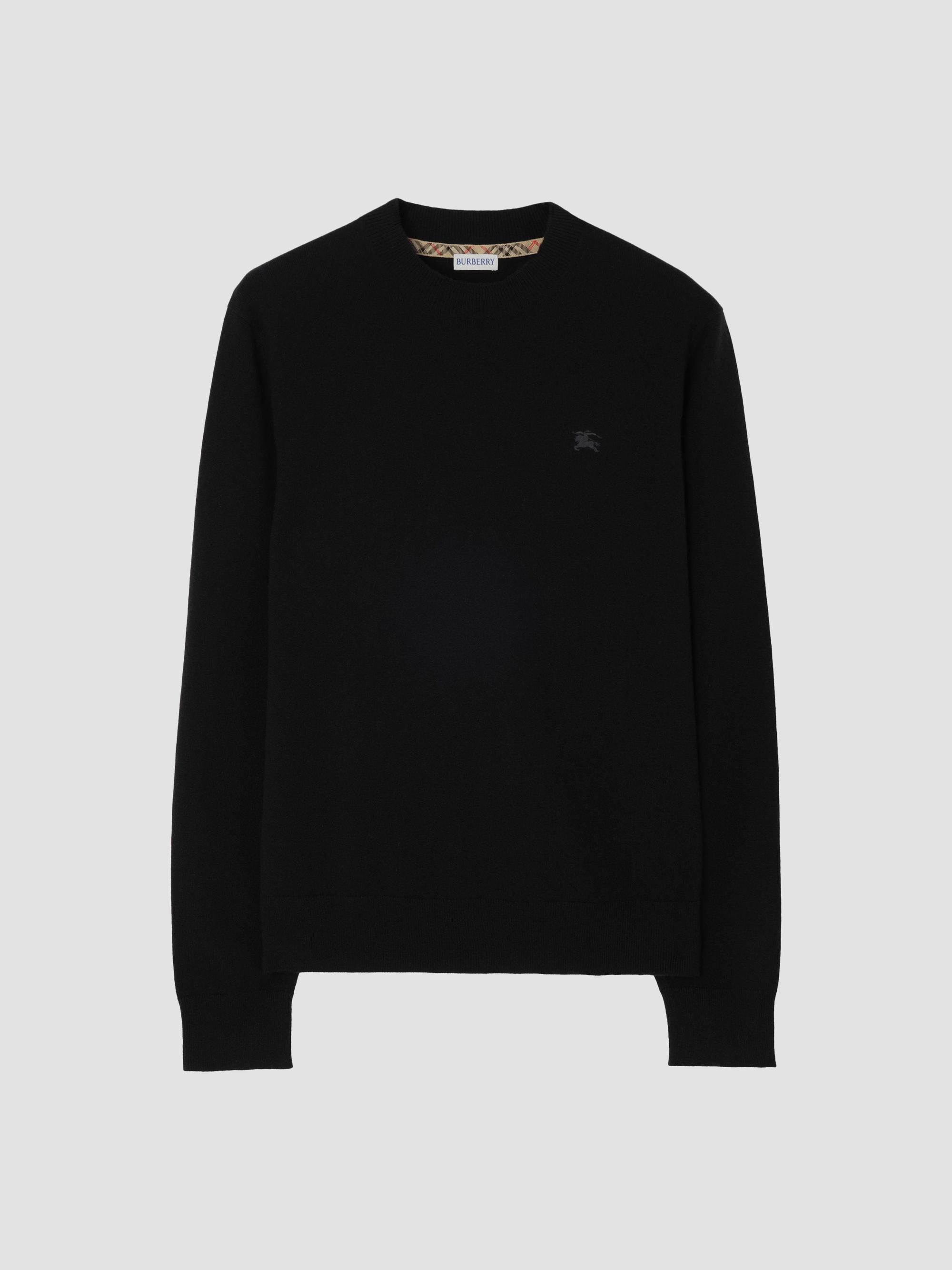 Burberry Equestrian Knight Design Wool & Cashmere Sweater | Saks