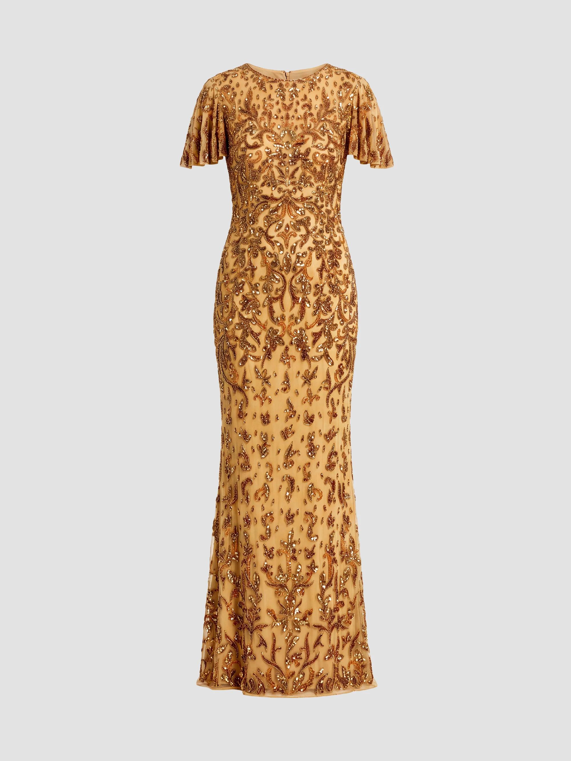 Women's Yellow Designer Evening Gowns