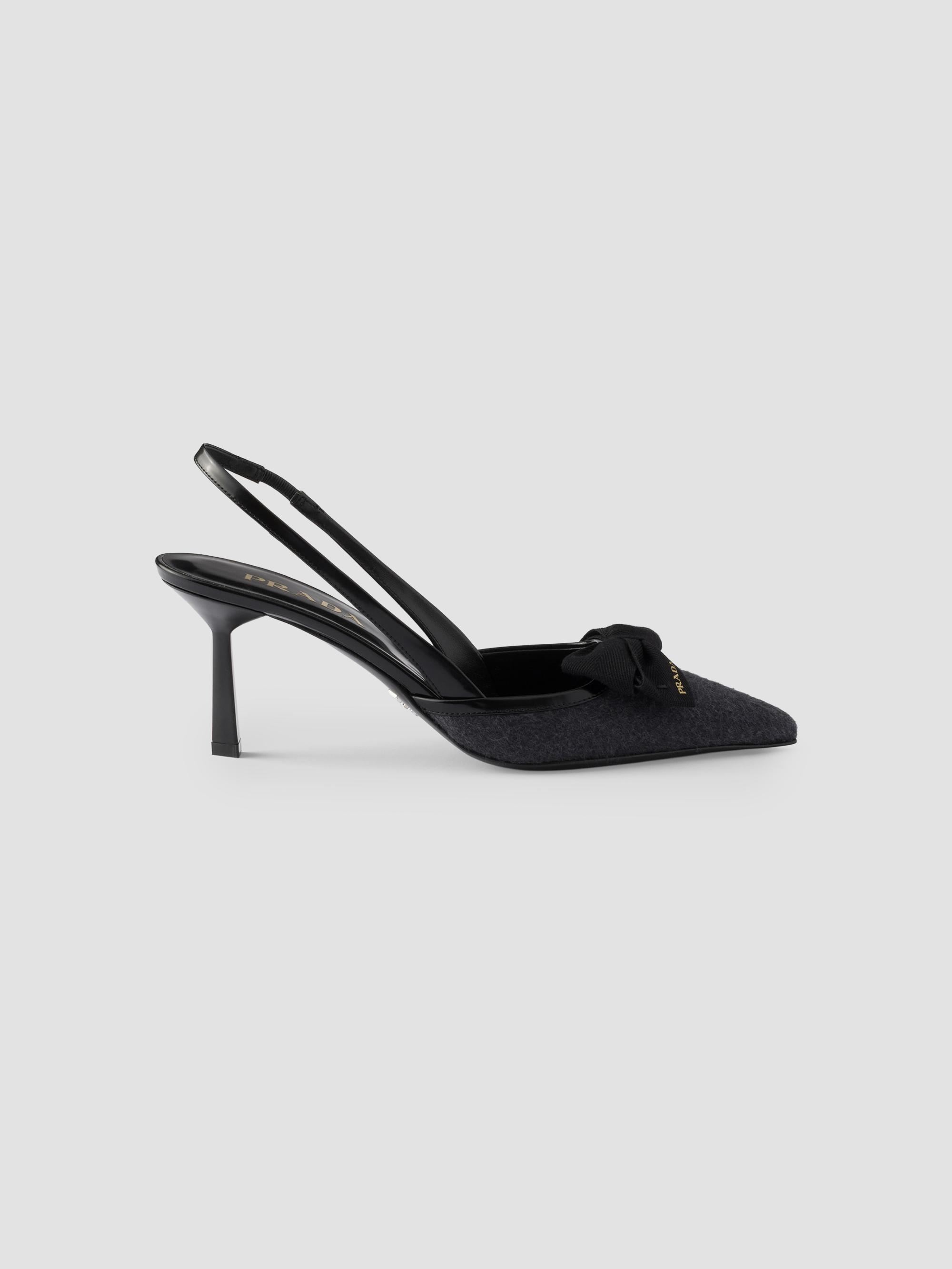 Prada Woven Leather Slingback Pumps | Saks Fifth Avenue