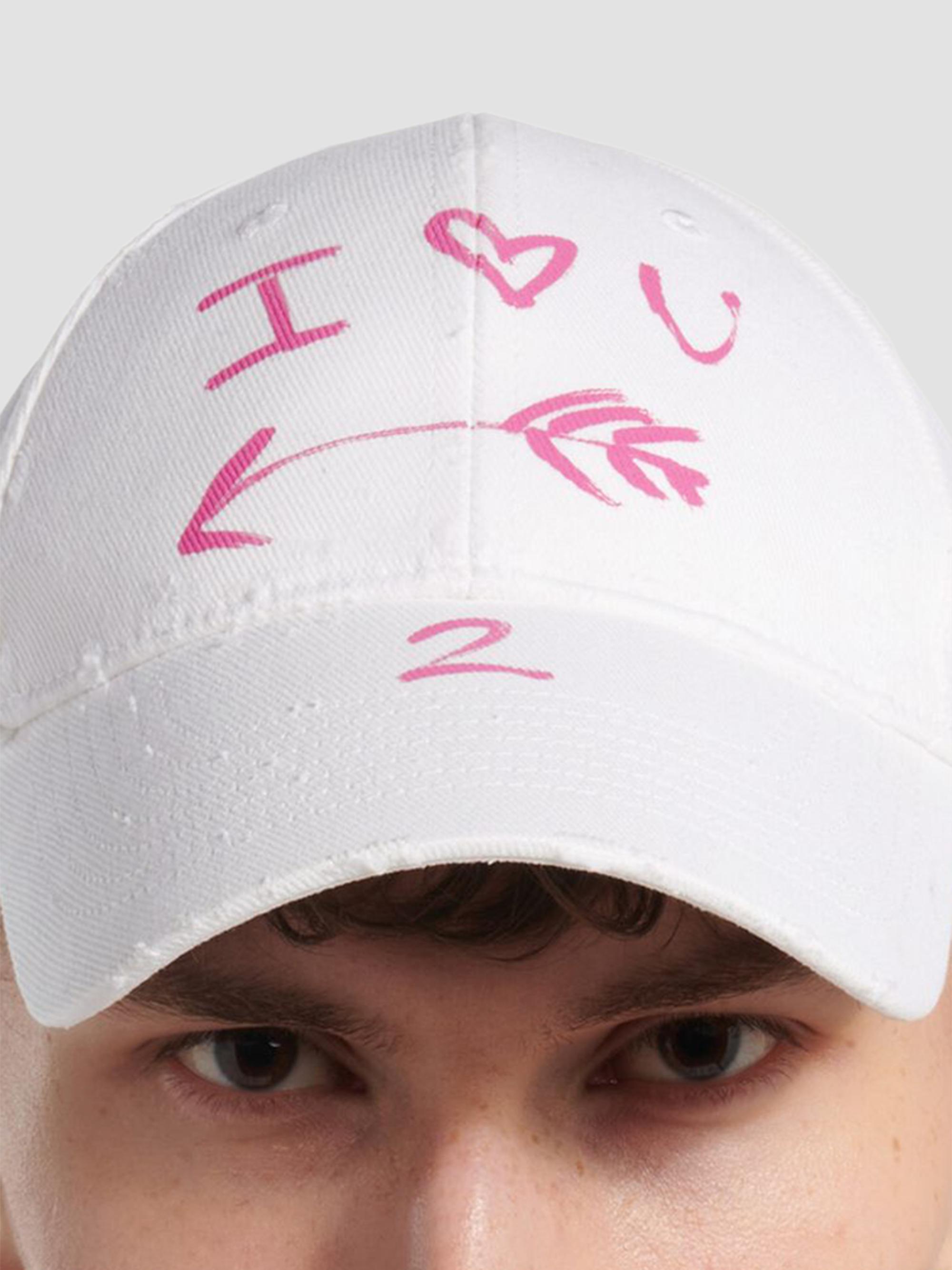 Balenciaga I Love U Baseball Cap | Saks Fifth Avenue