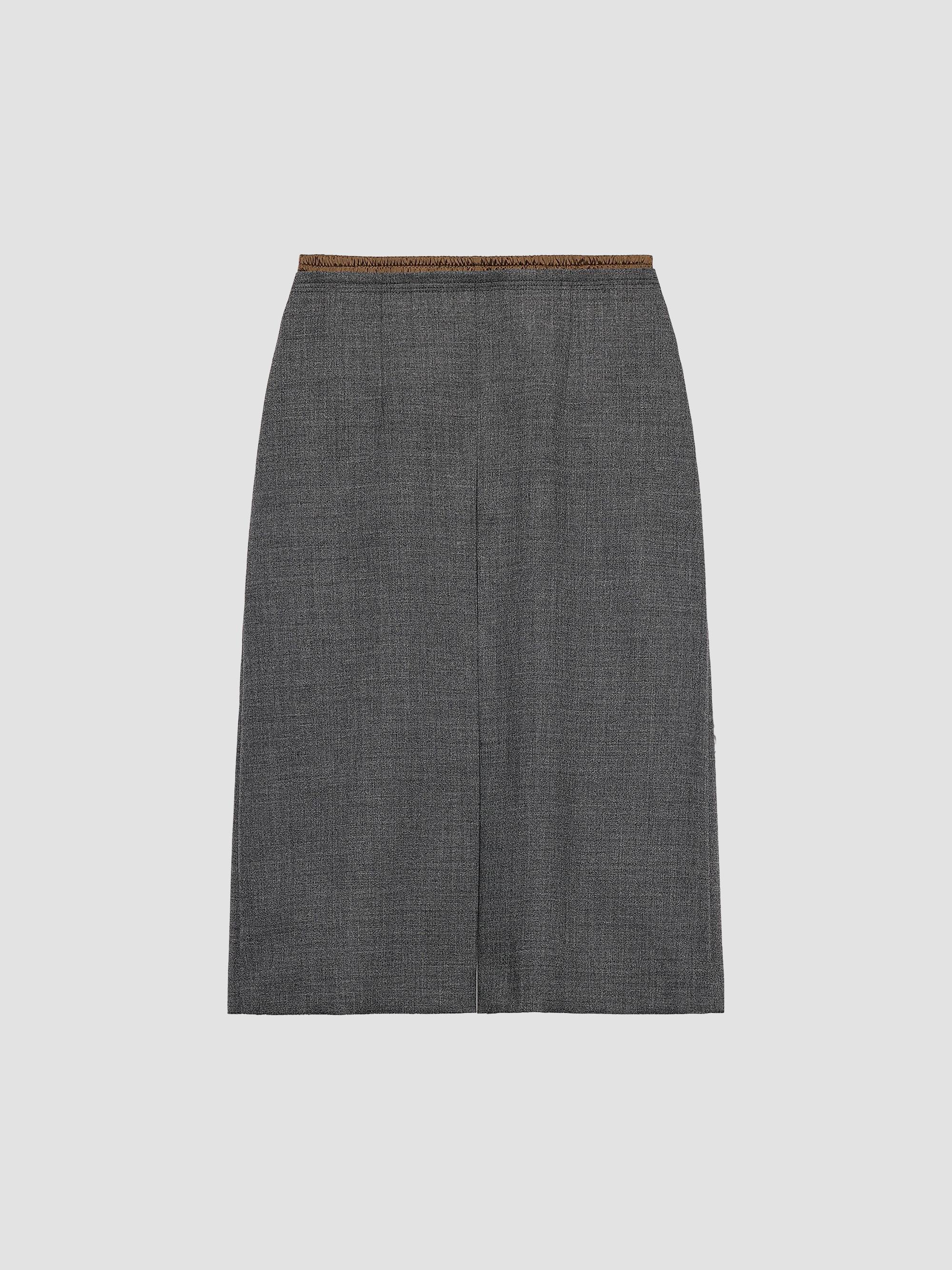 Prada Rush Stitch Midi Skirt | Saks Fifth Avenue