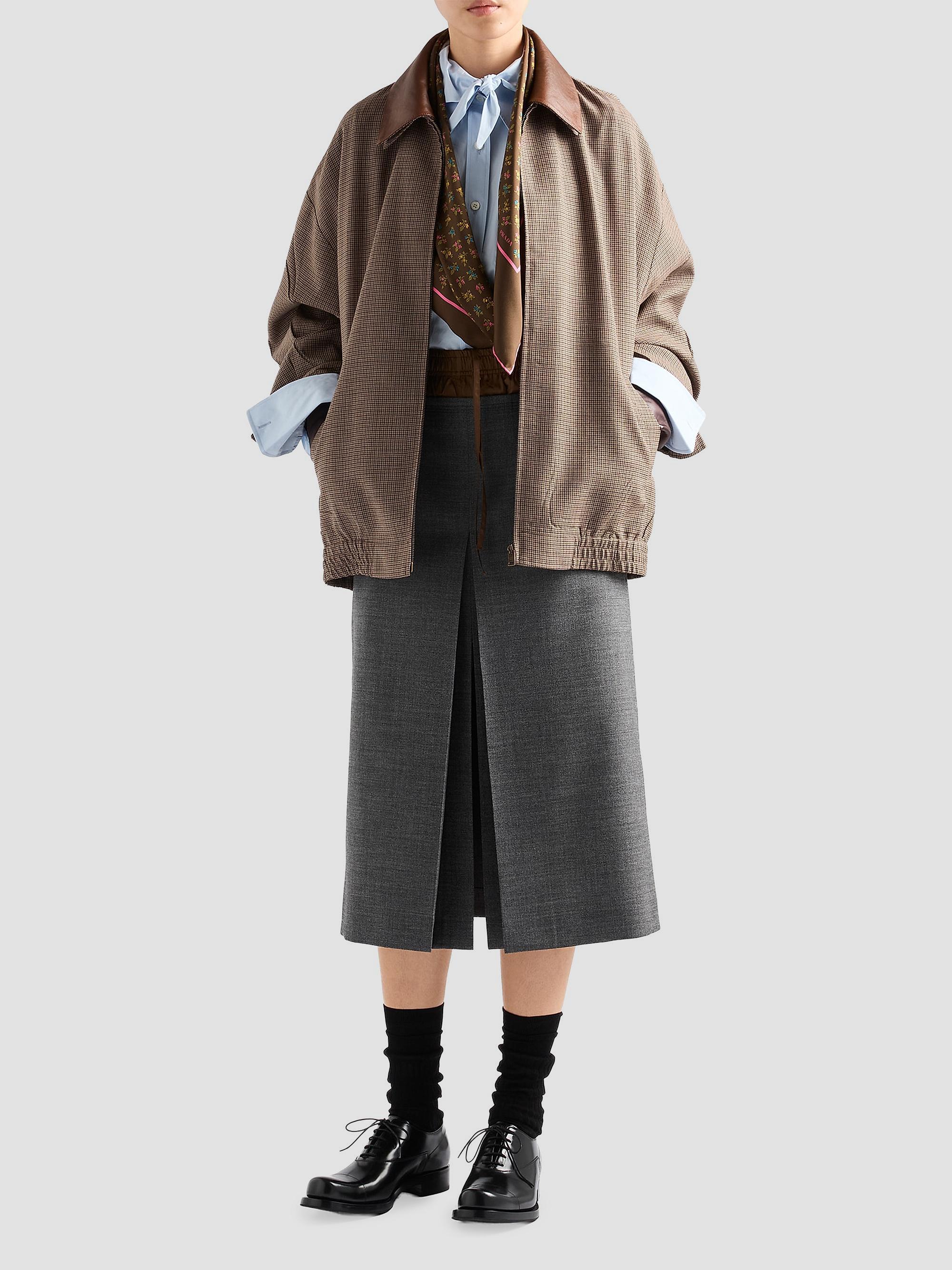Prada Rush Stitch Midi Skirt | Saks Fifth Avenue