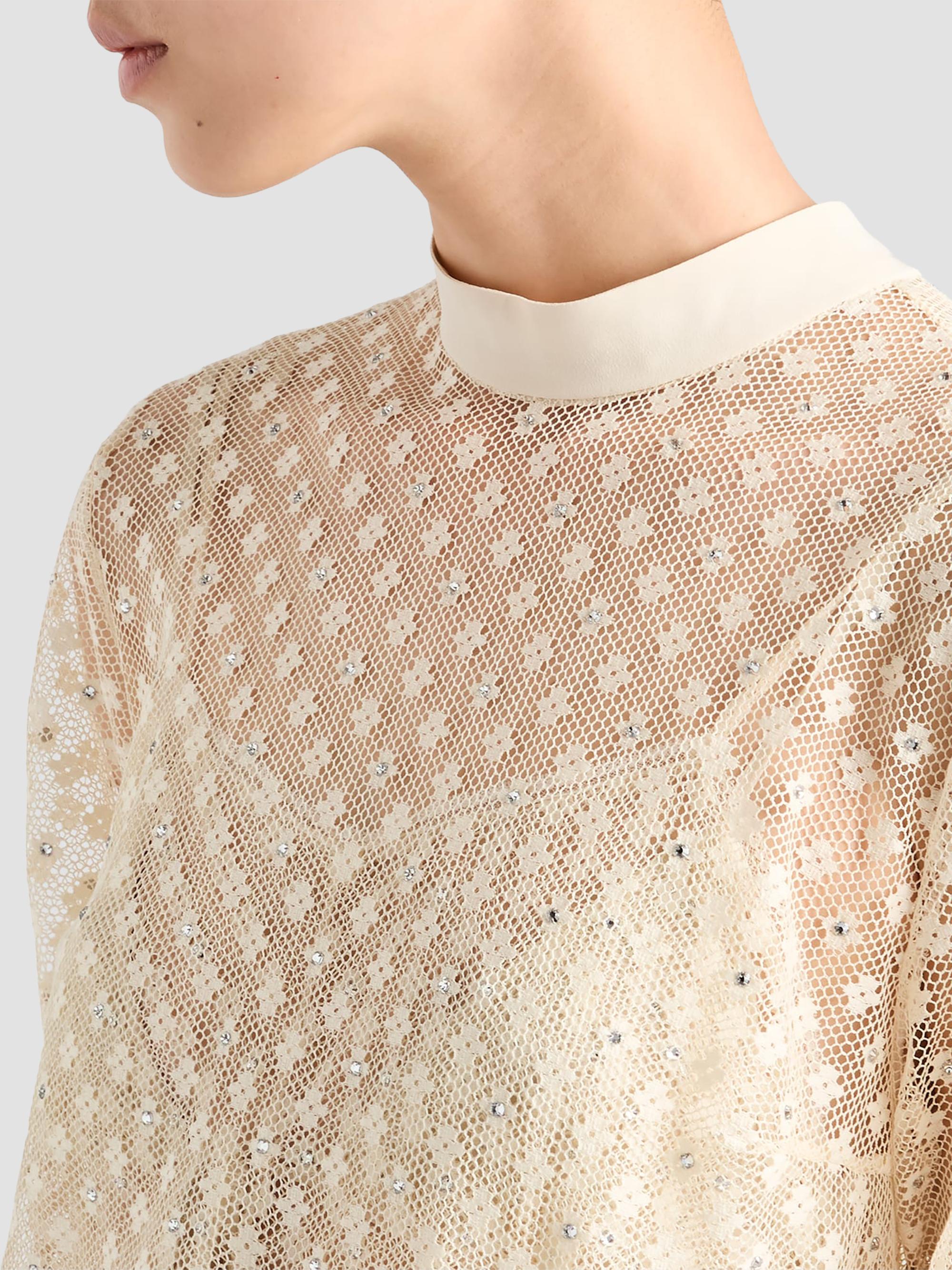 Prada Embroidered Lace Top | Saks Fifth Avenue