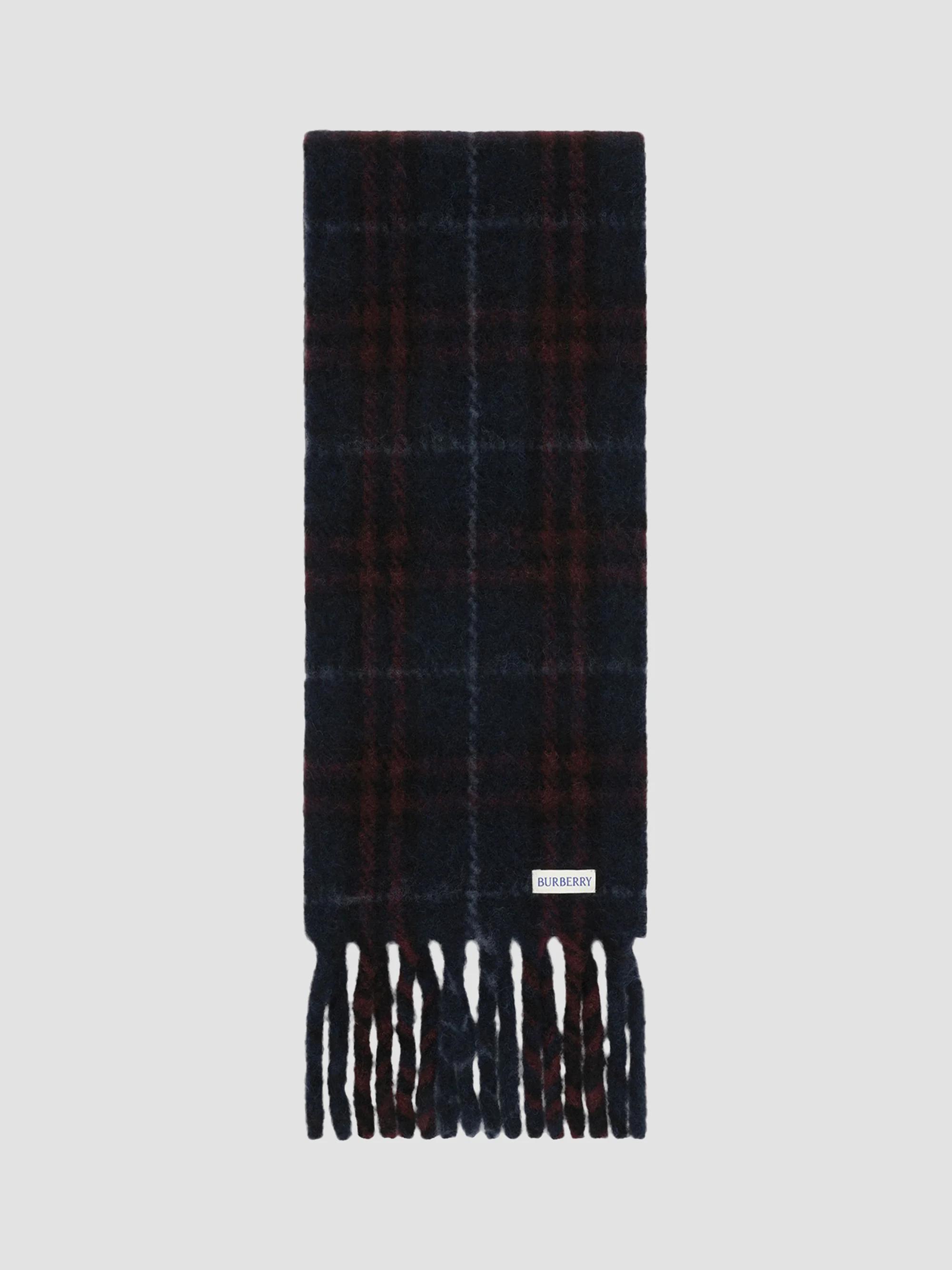 Acne Studios Main Vally Checkered Fringe Scarf | Saks Fifth Avenue