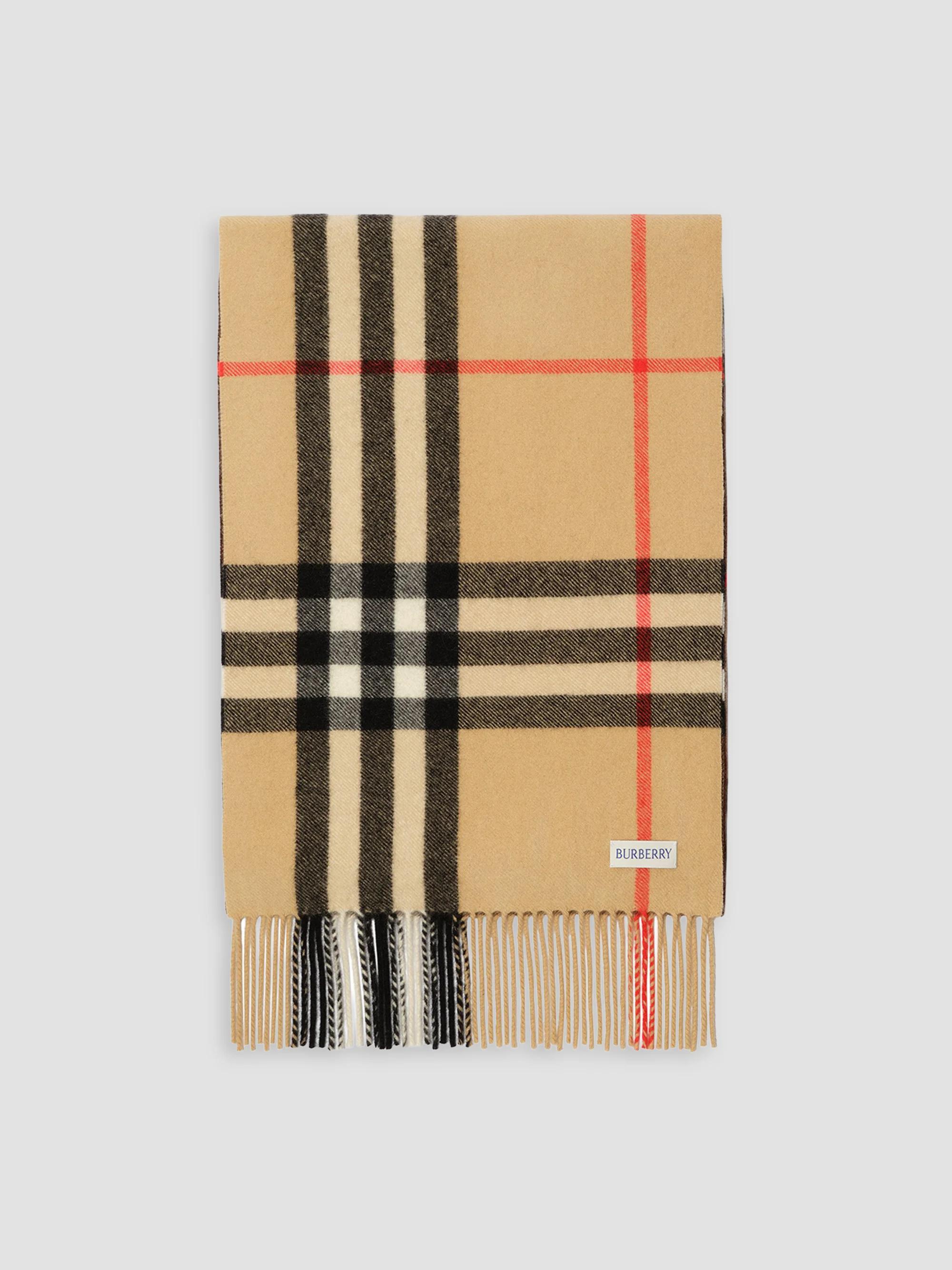 Burberry Gradient Check Cashmere Scarf | Saks Fifth Avenue