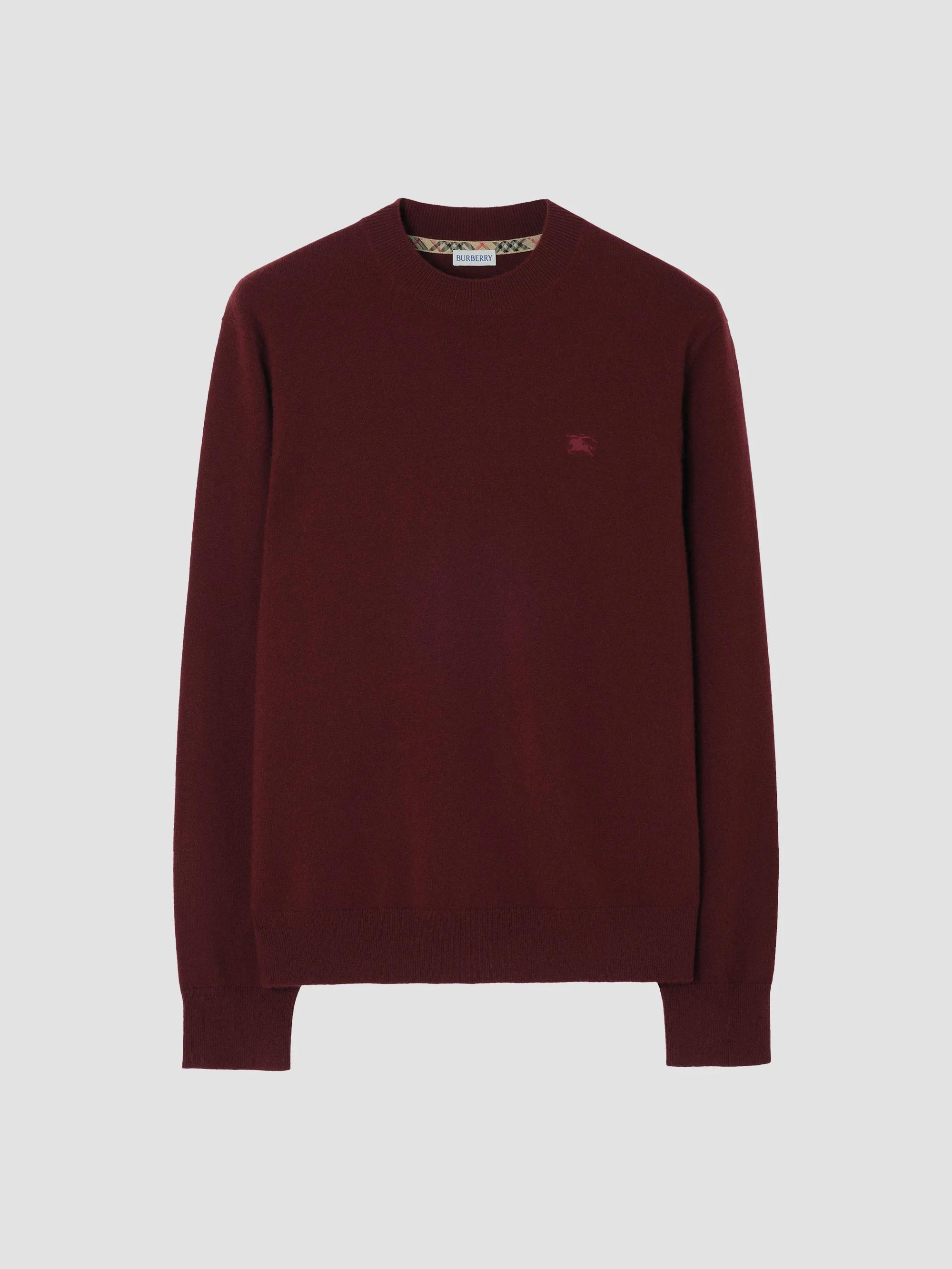 Burberry Equestrian Knight Design Wool & Cashmere Sweater | Saks