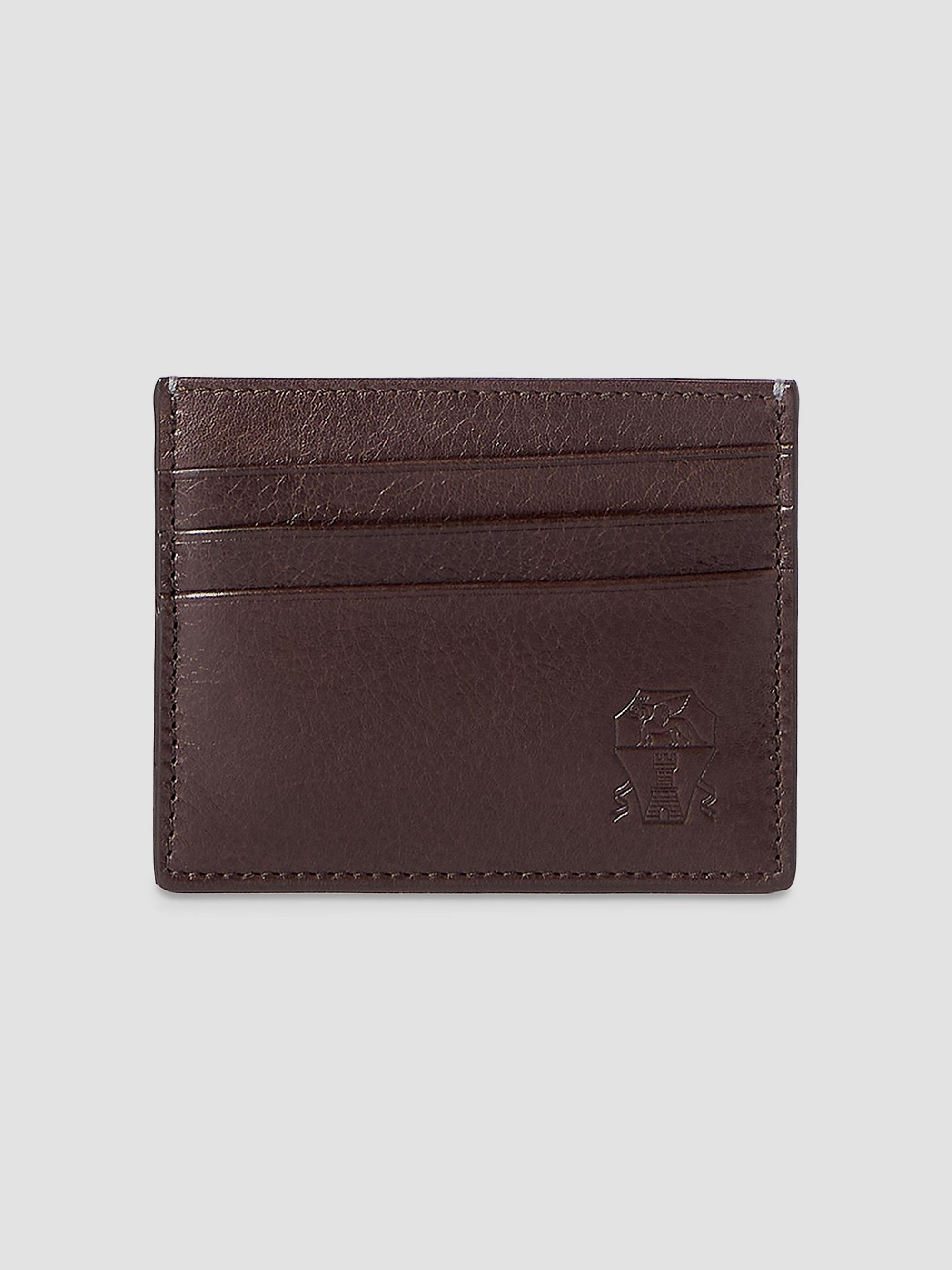 Brunello Cucinelli Brushed Leather Card Holder | Saks Fifth Avenue
