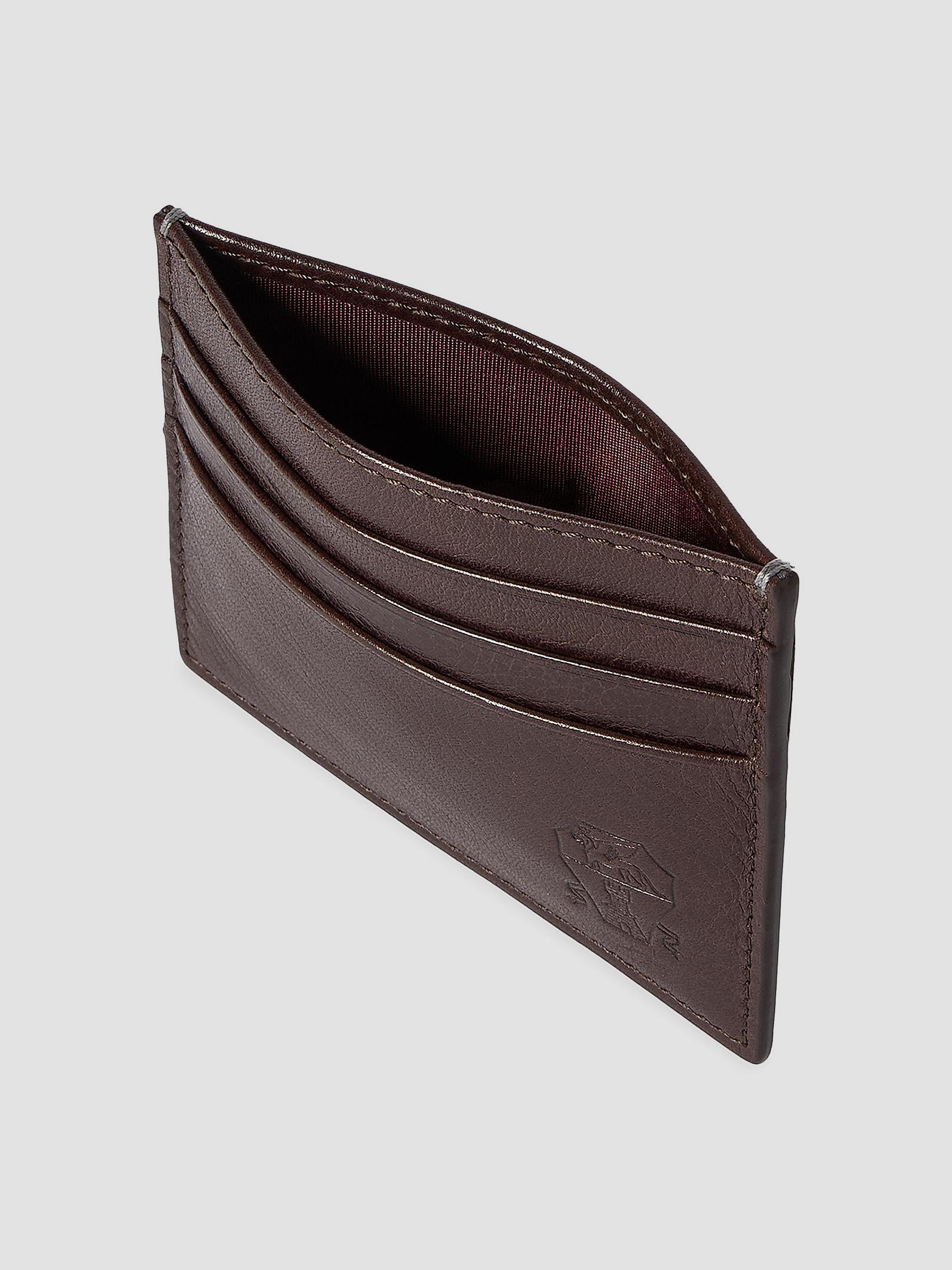 Brunello Cucinelli Brushed Leather Card Holder | Saks Fifth Avenue