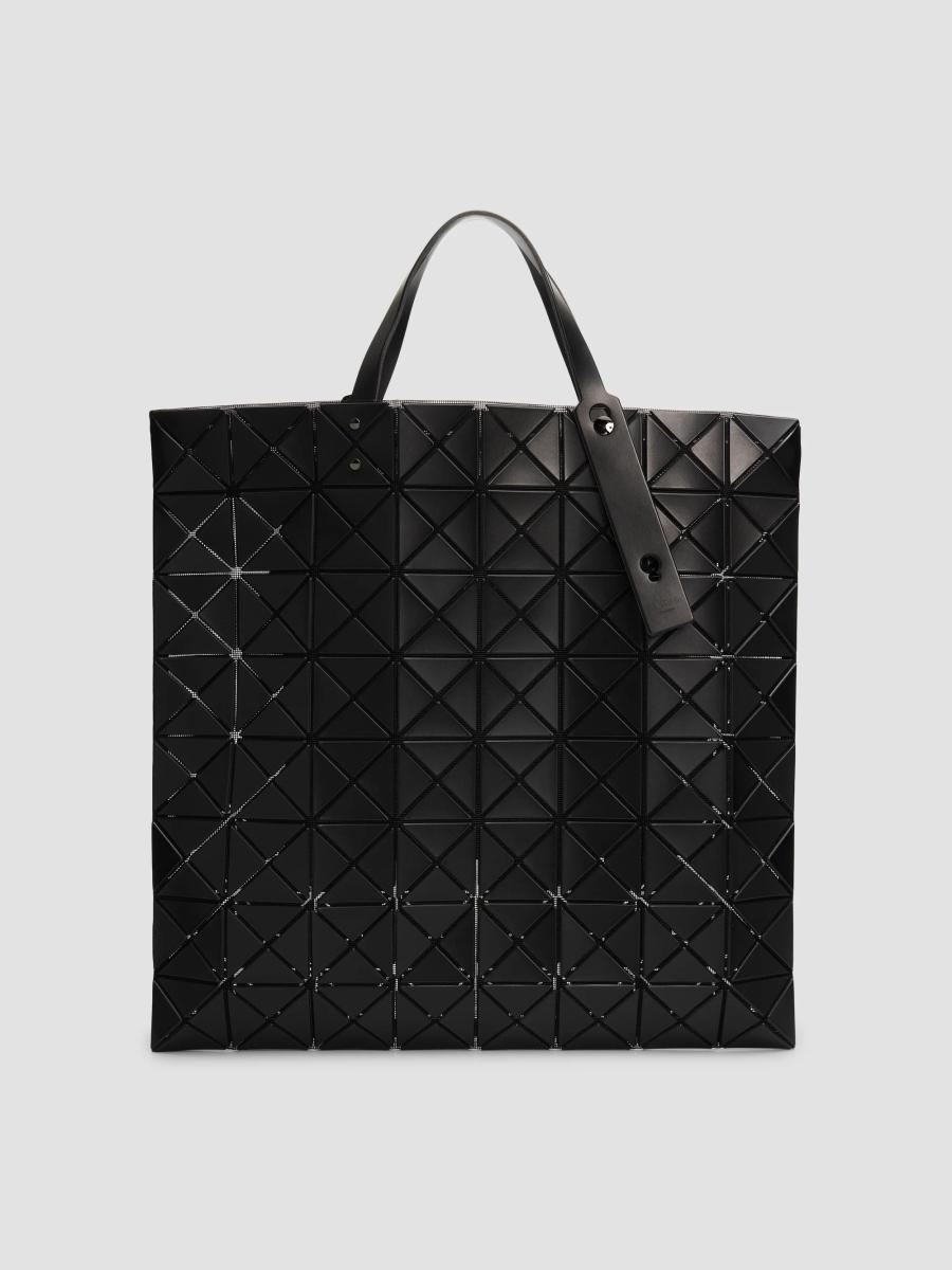 Bao Bao Issey Miyake Men's Lucent Geometric Matte Tote Bag In Matte Black