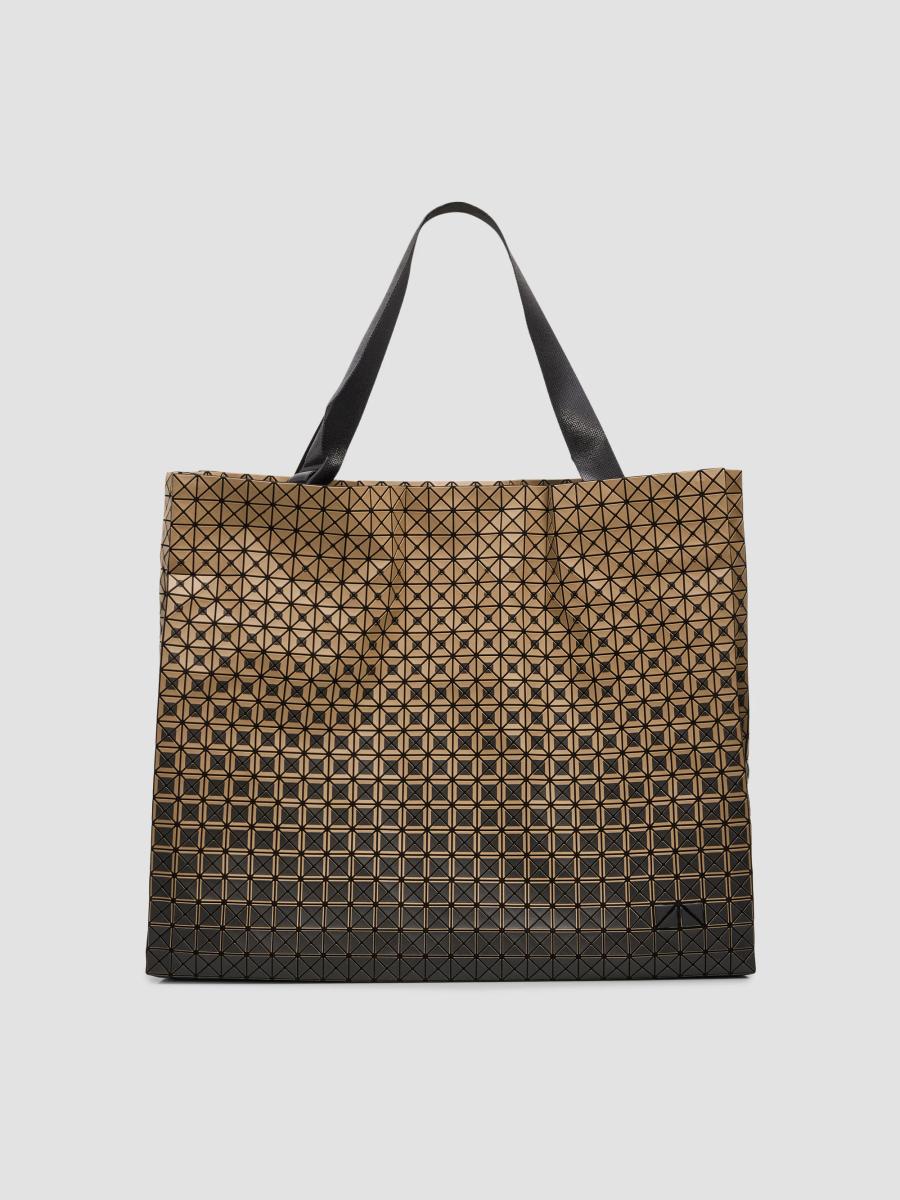 Bao Bao Issey Miyake Men's Cart Gradual Gradient Geometric Tote Bag In Beige