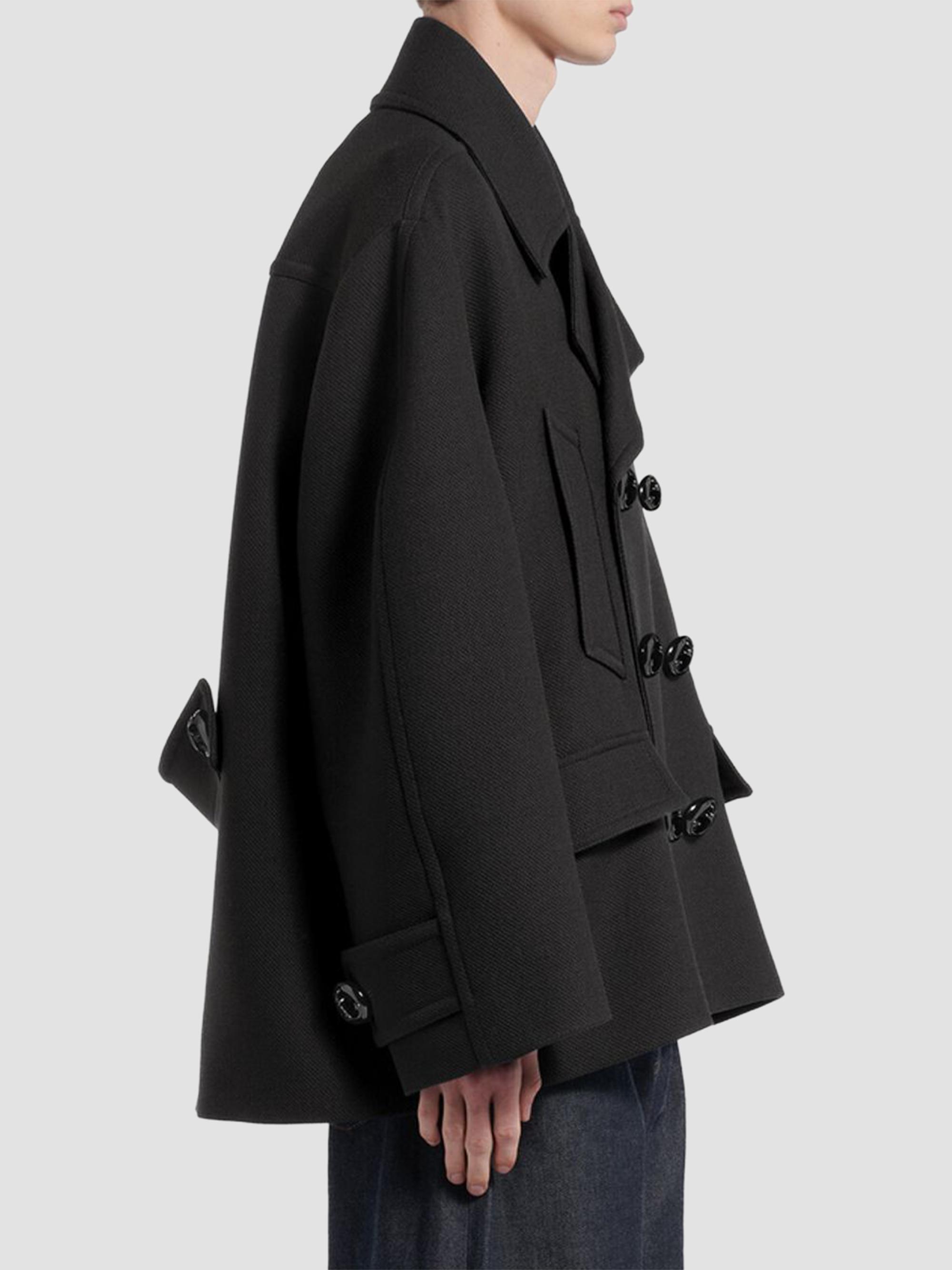 Balenciaga Short Peacoat | Saks Fifth Avenue