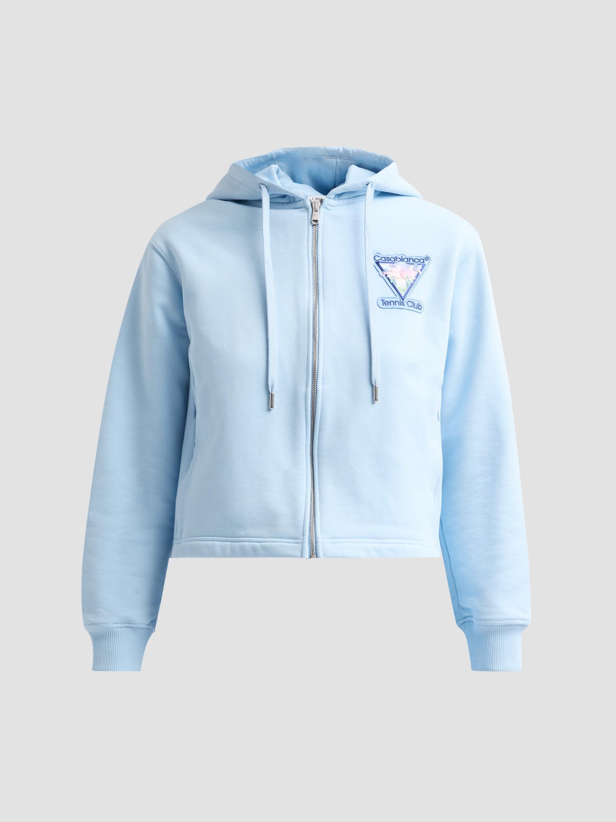 Johnny Was Una Embroidered Stretch-Cotton Zip-Front Hoodie | Saks