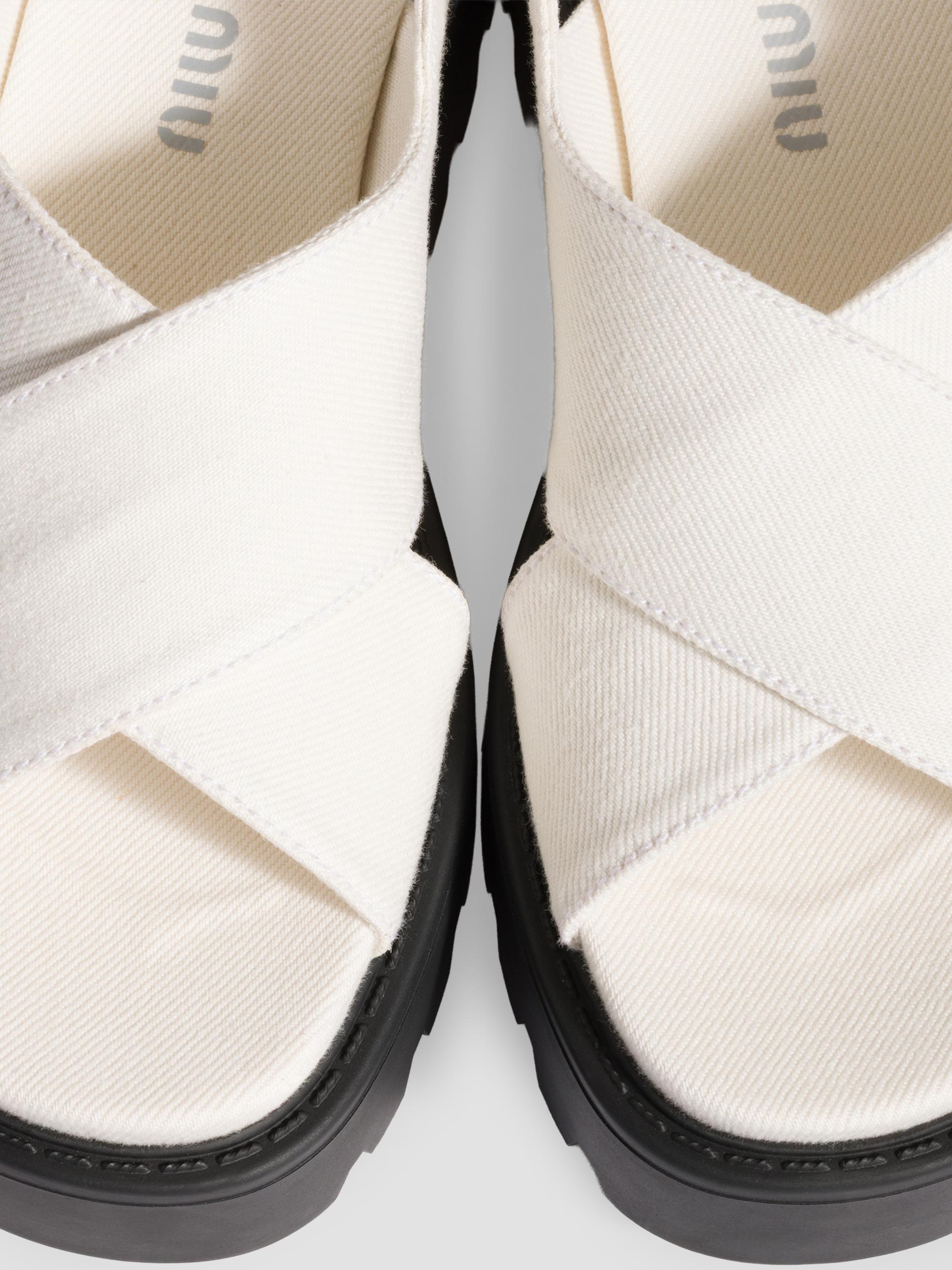 Miu Miu Gabardine Sandals | Saks Fifth Avenue