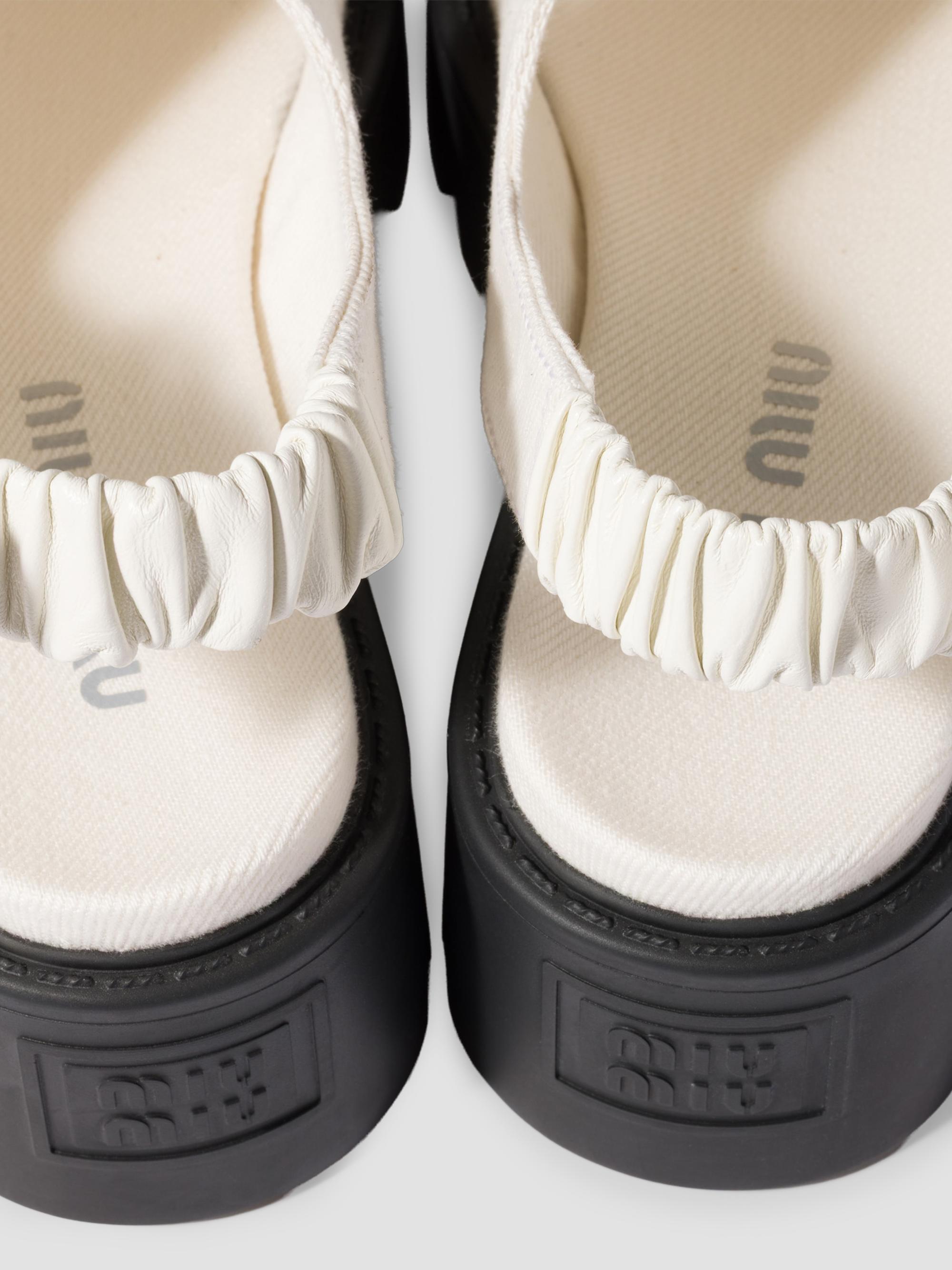 Miu Miu Gabardine Sandals | Saks Fifth Avenue