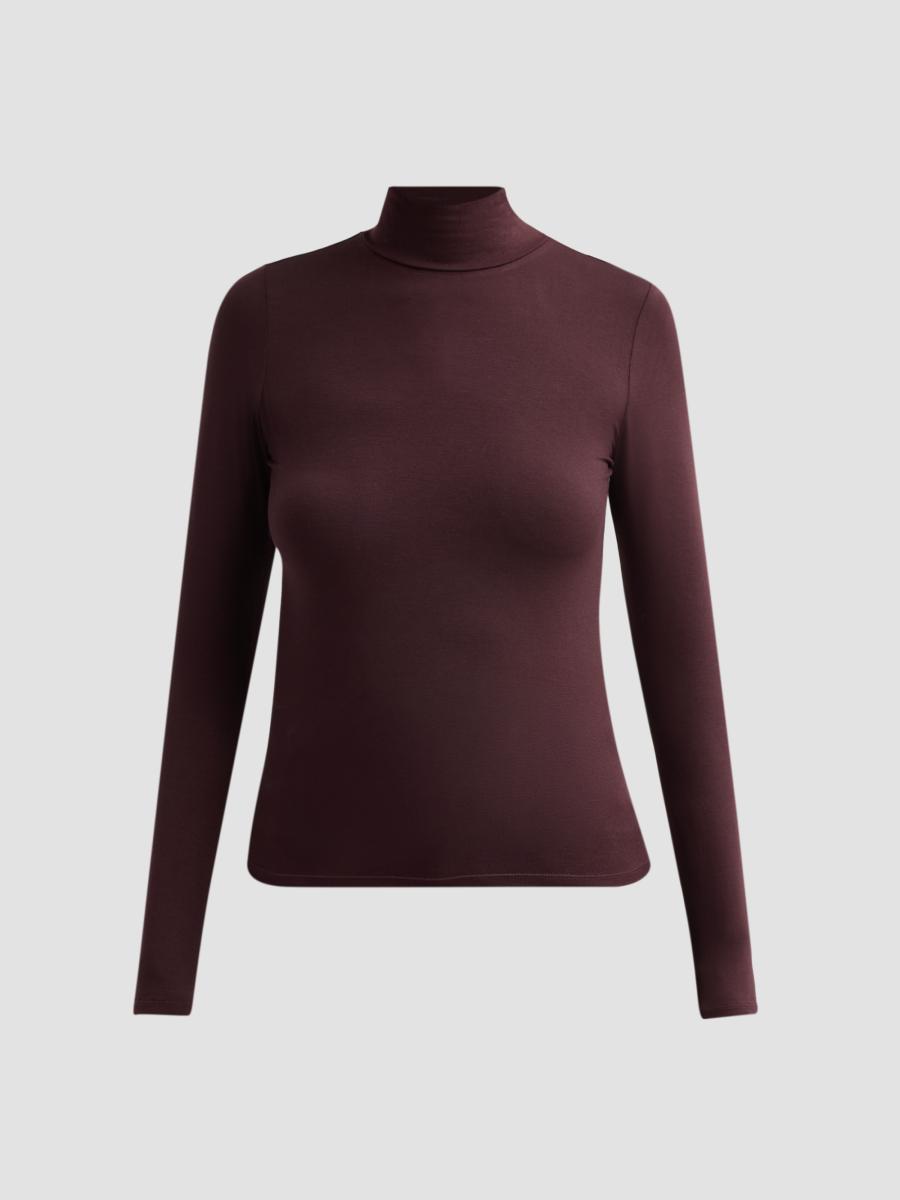 Majestic Filatures Soft Touch Crop Mock Turtleneck Top | Saks