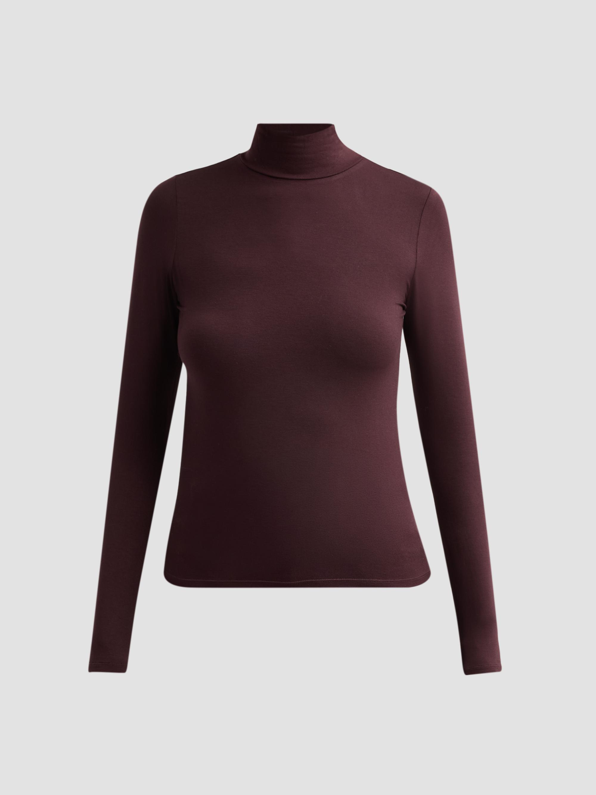 Majestic Filatures Soft Touch Crop Mock Turtleneck Top | Saks