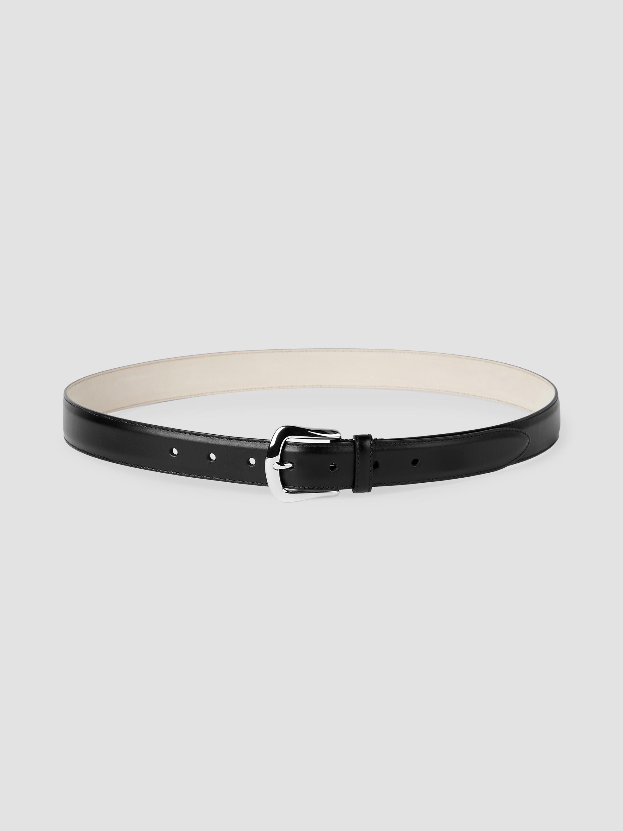 AMI Paris Logo Leather Belt | Saks Fifth Avenue