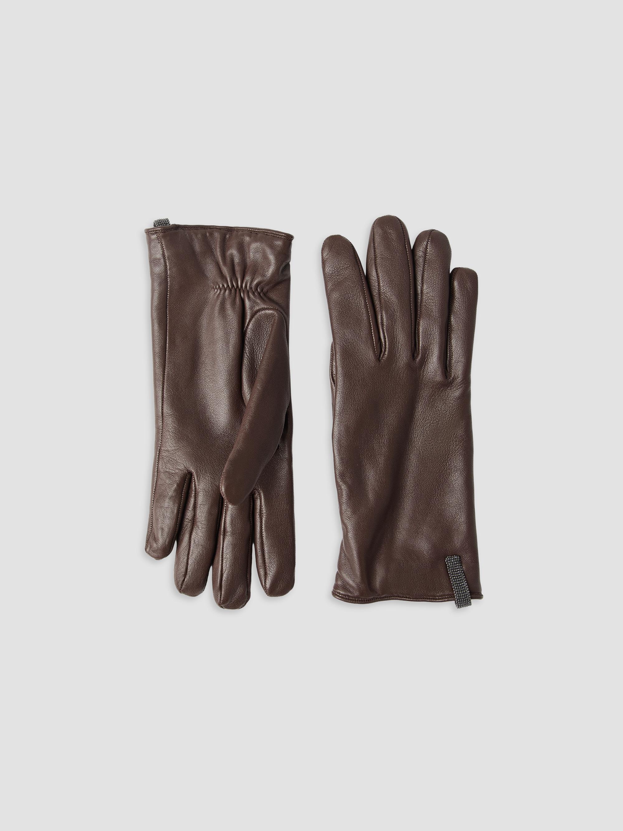 Polo Ralph Lauren Pickstitched Leather Touch Gloves | Saks Fifth