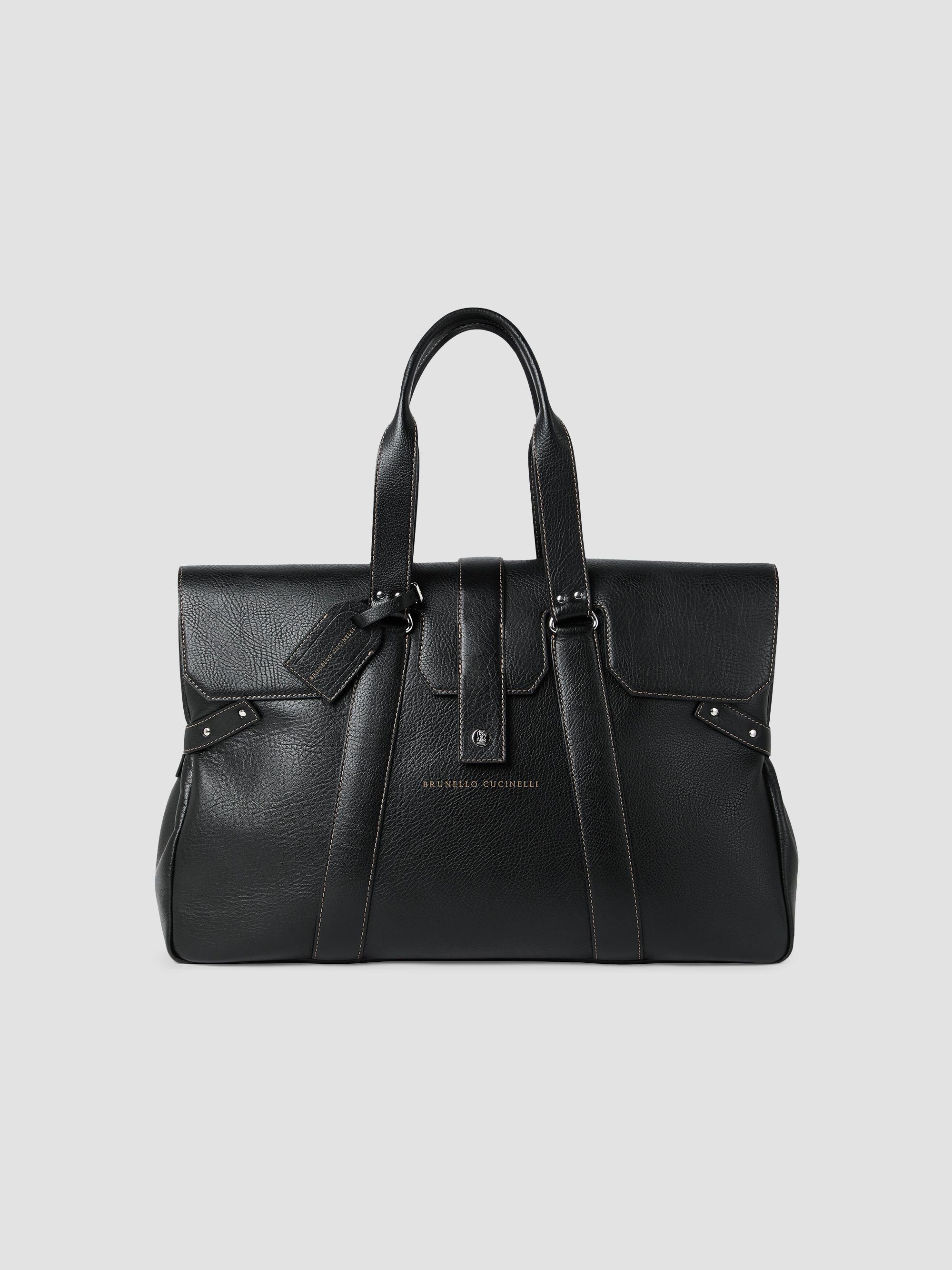 BRUNELLO CUCINELLI カーフスキン　カントリーバッグ Brunello Cucinelli Grained Calfskin Country Bag | Saks Fifth Avenue