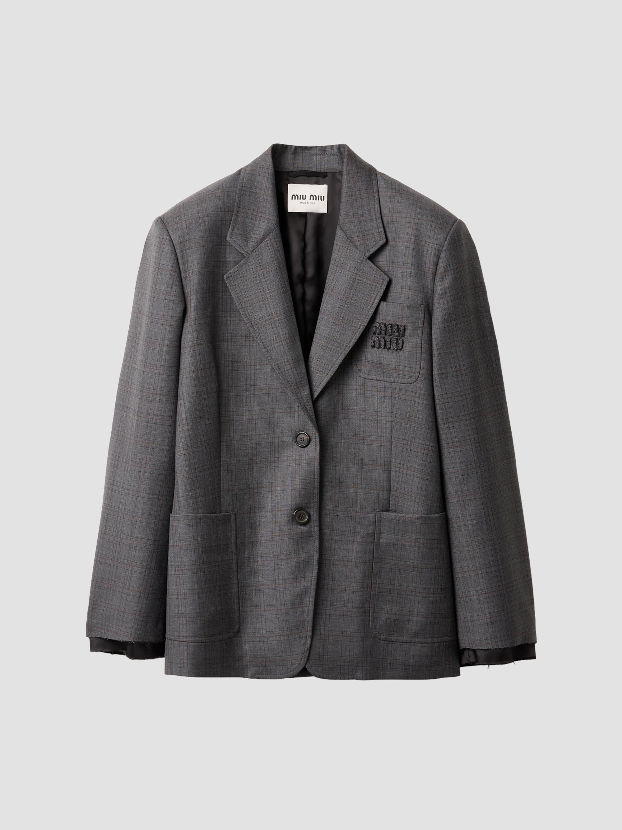 Stella McCartney Fringed Pinstriped Jacket | Saks Fifth Avenue