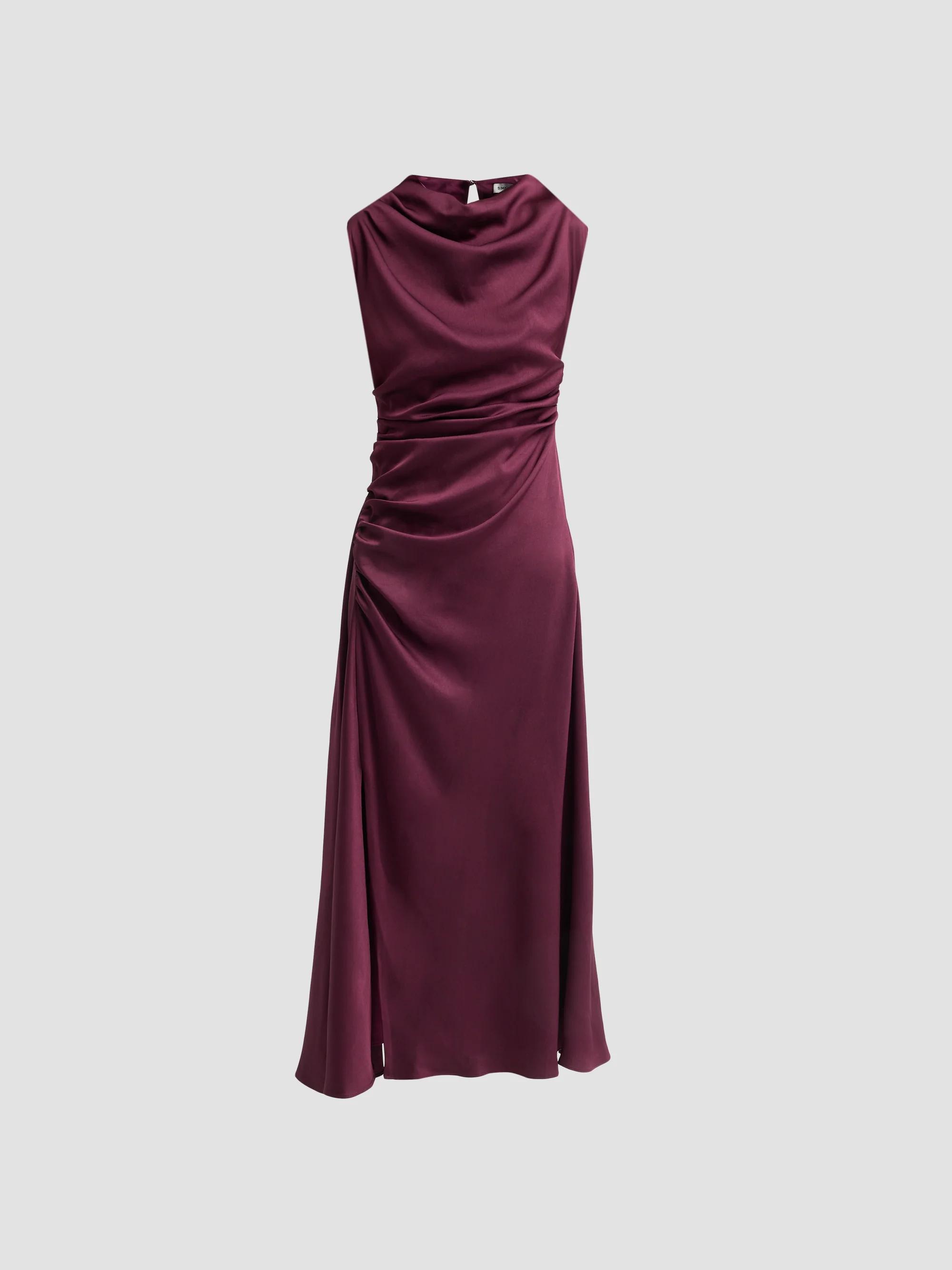 saks fifth avenue designer dresses Women's Purple Length:Long 58