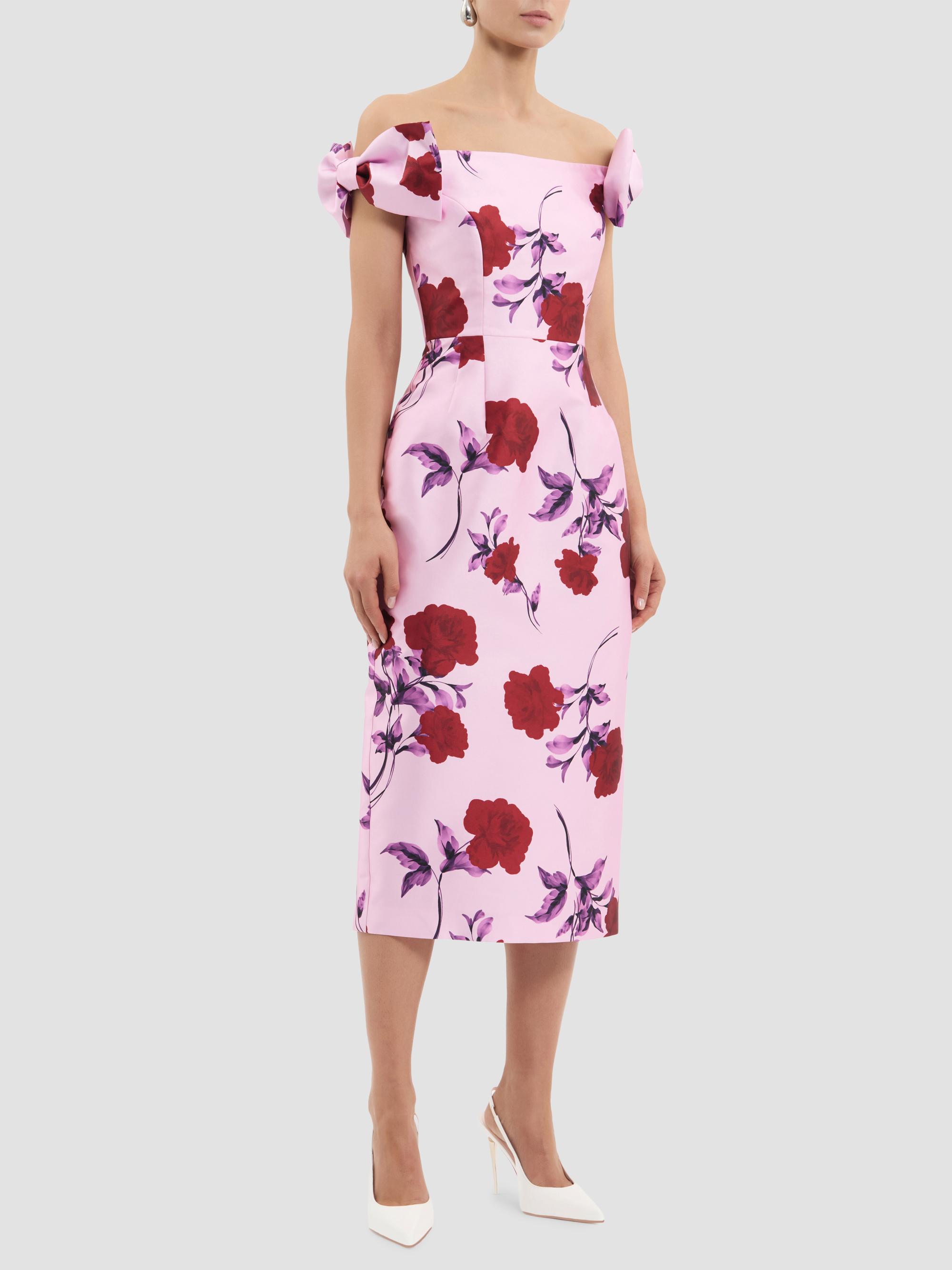 Melora Floral Midi Dress