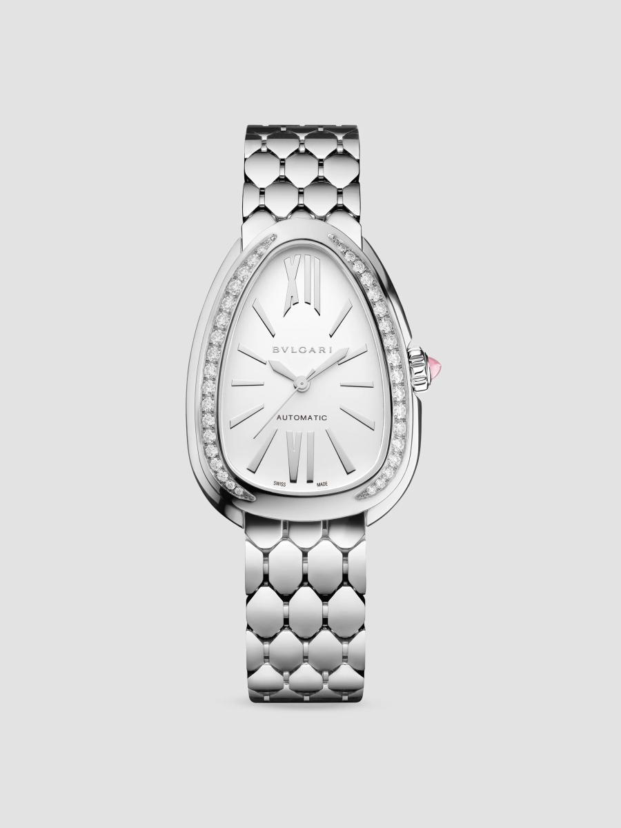BVLGARI Serpenti Seduttori Stainless Steel & 0.62 TCW Diamond