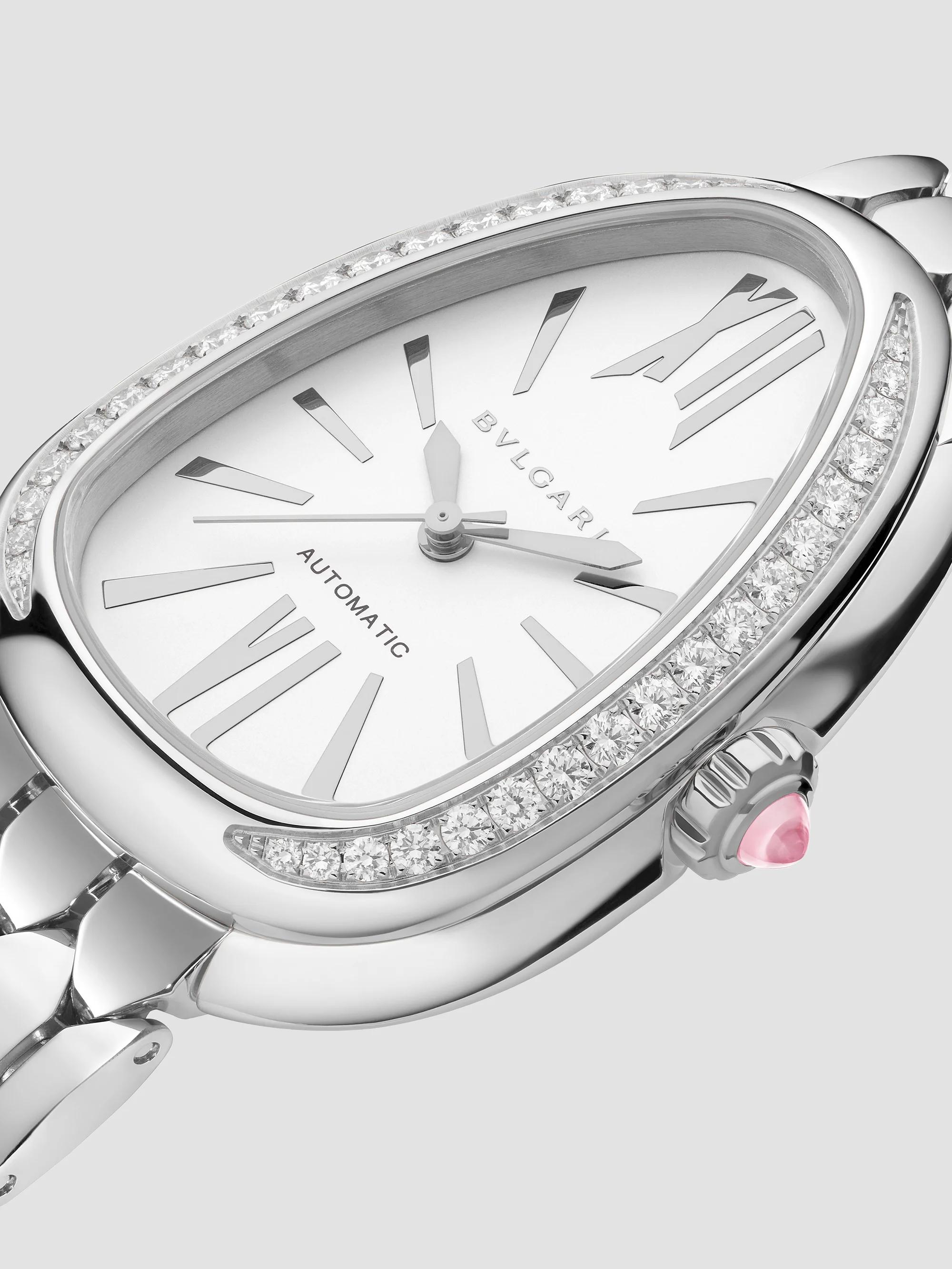 BVLGARI Serpenti Seduttori Stainless Steel & 0.62 TCW Diamond