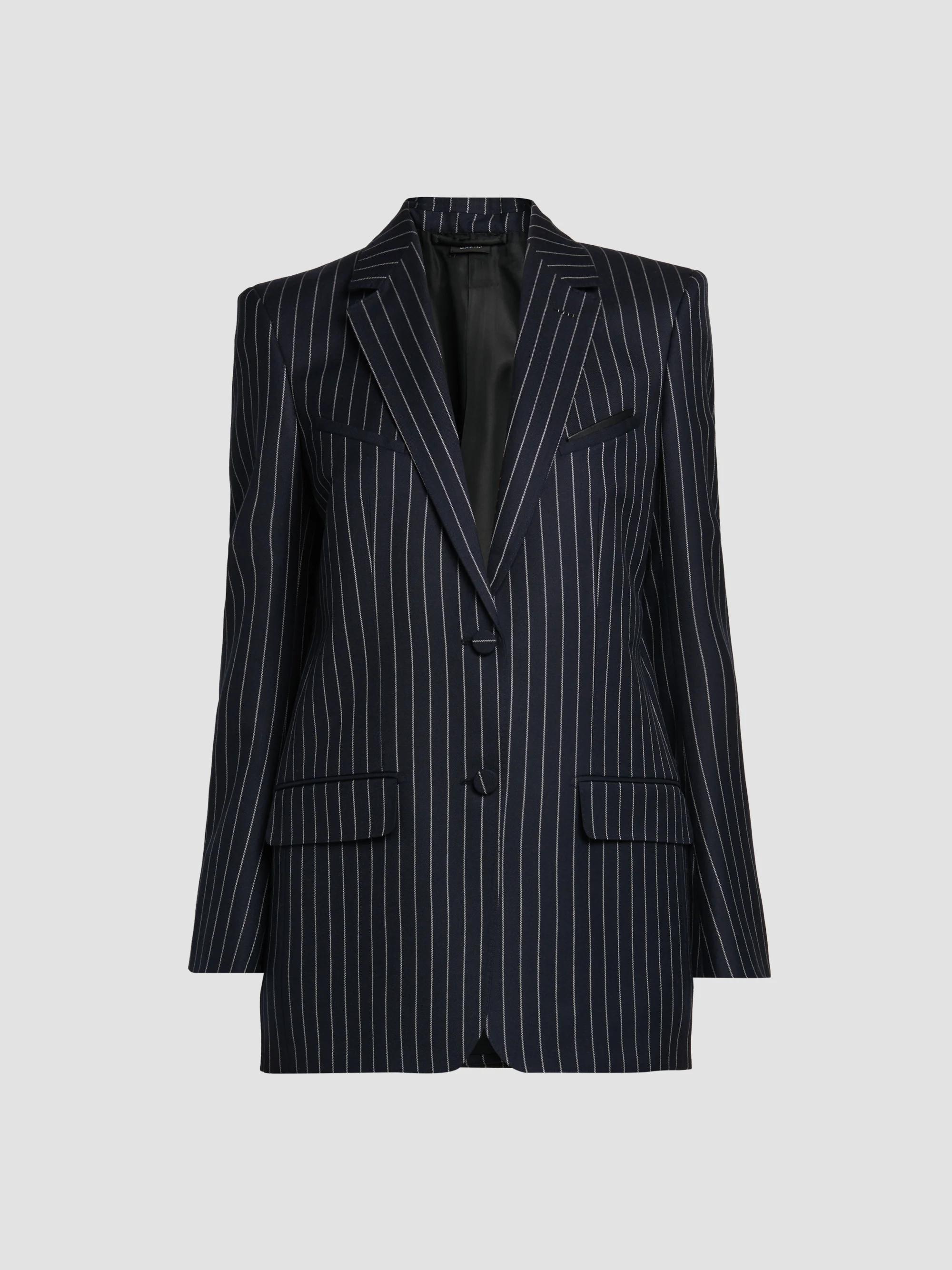 TOM FORD Corded Chalkstriped Wool Blazer | Saks Fifth Avenue