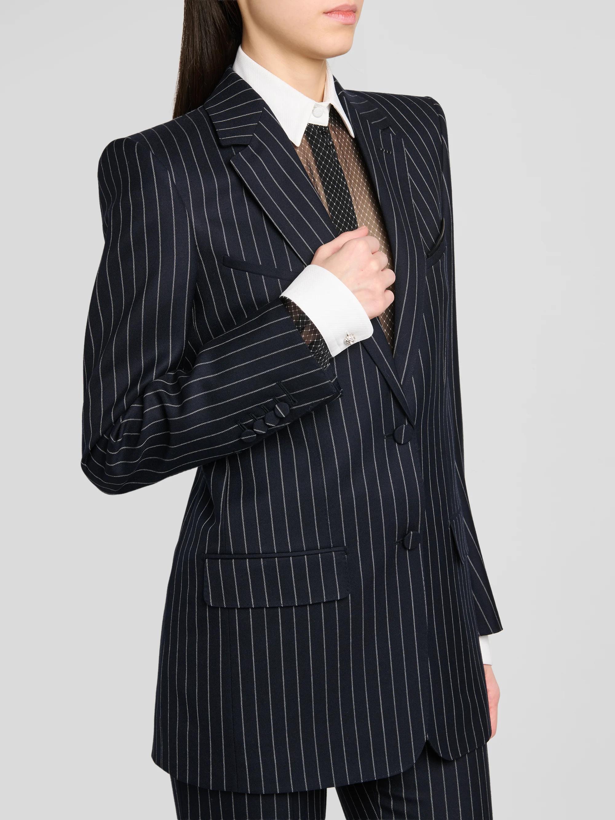 TOM FORD Corded Chalkstriped Wool Blazer | Saks Fifth Avenue