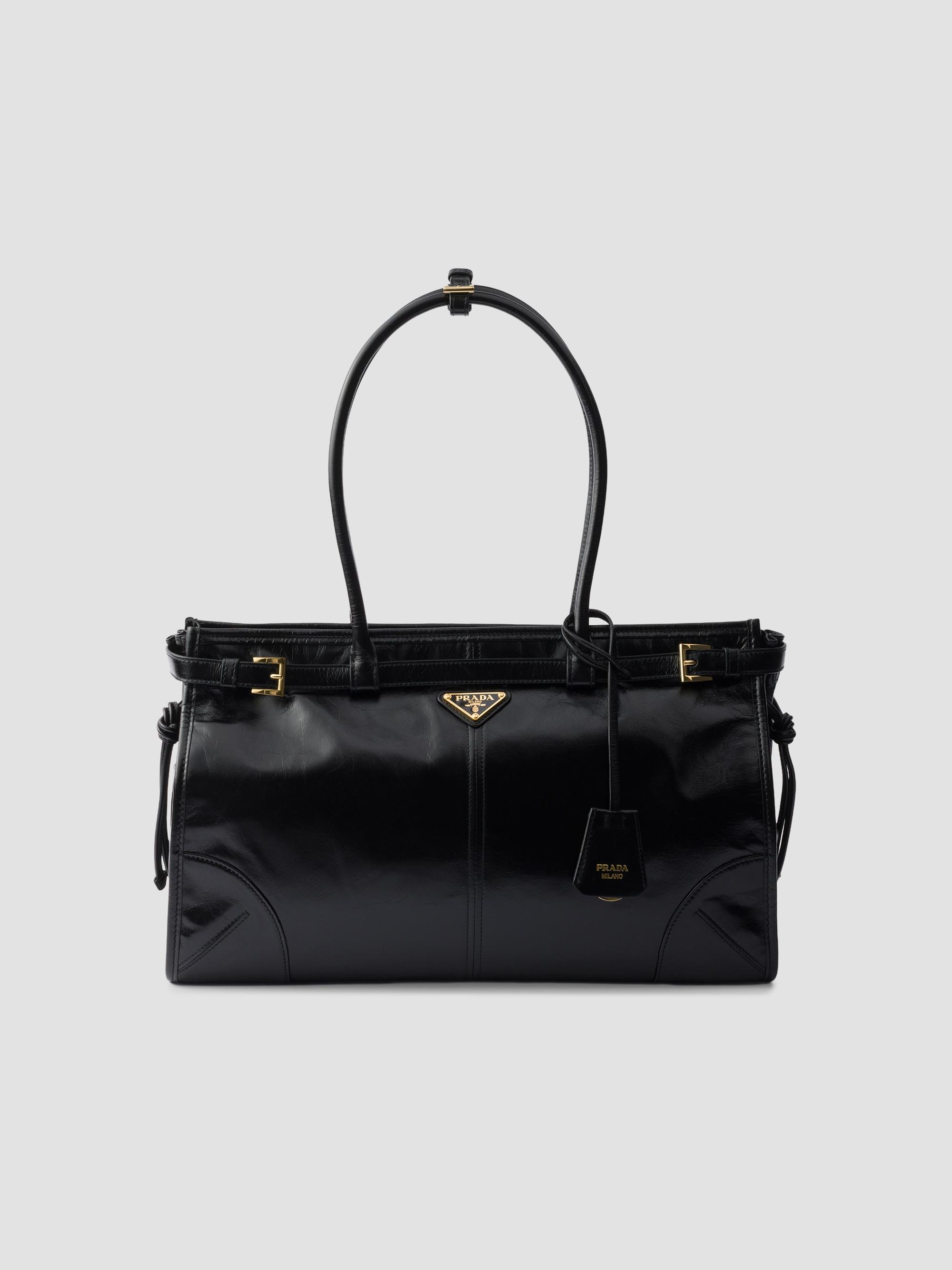Prada Leather Mini Top Handle bag | Saks Fifth Avenue