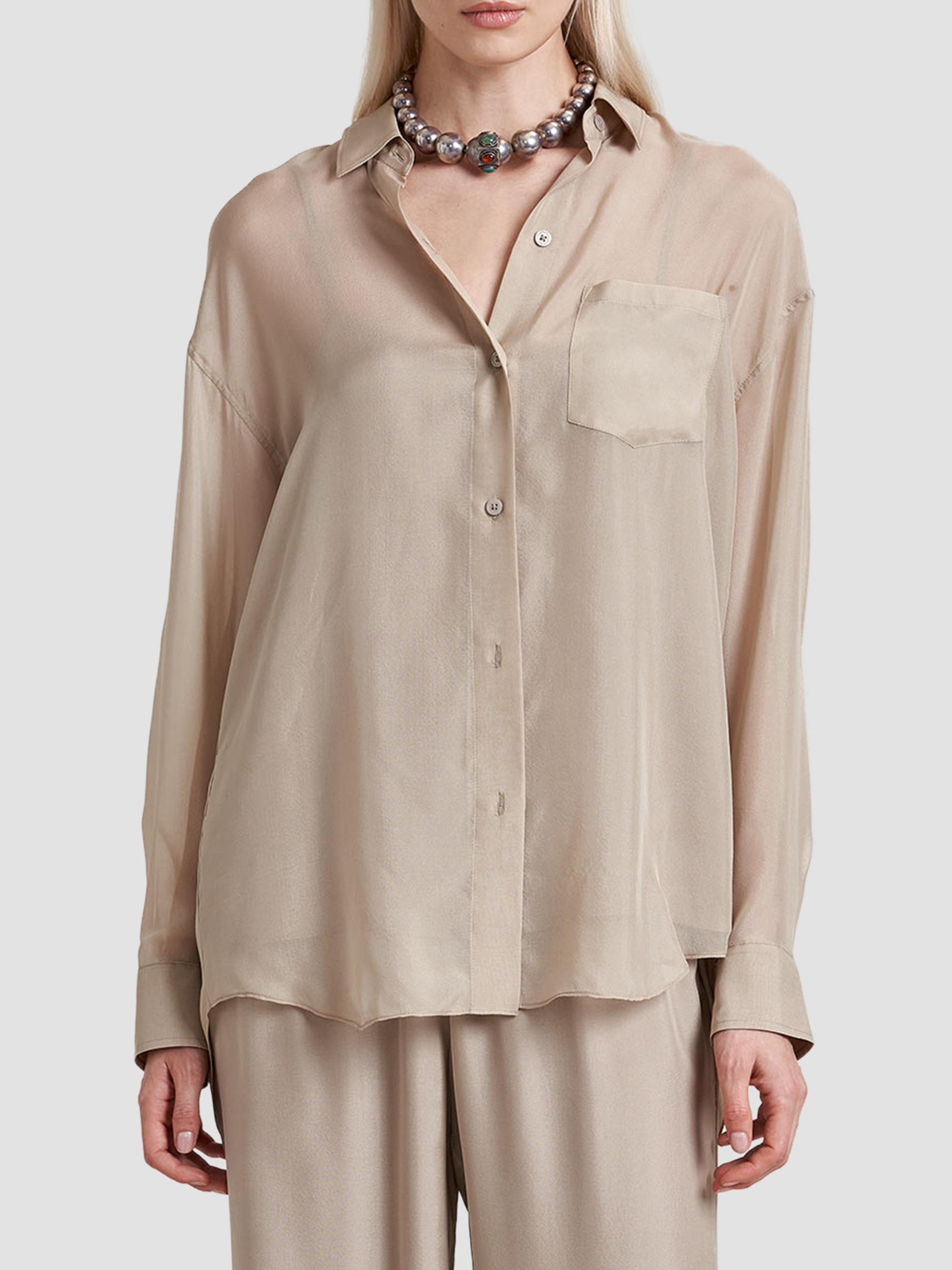 La Ligne Women's Freya Shirt - Beige | Thumbnail 6