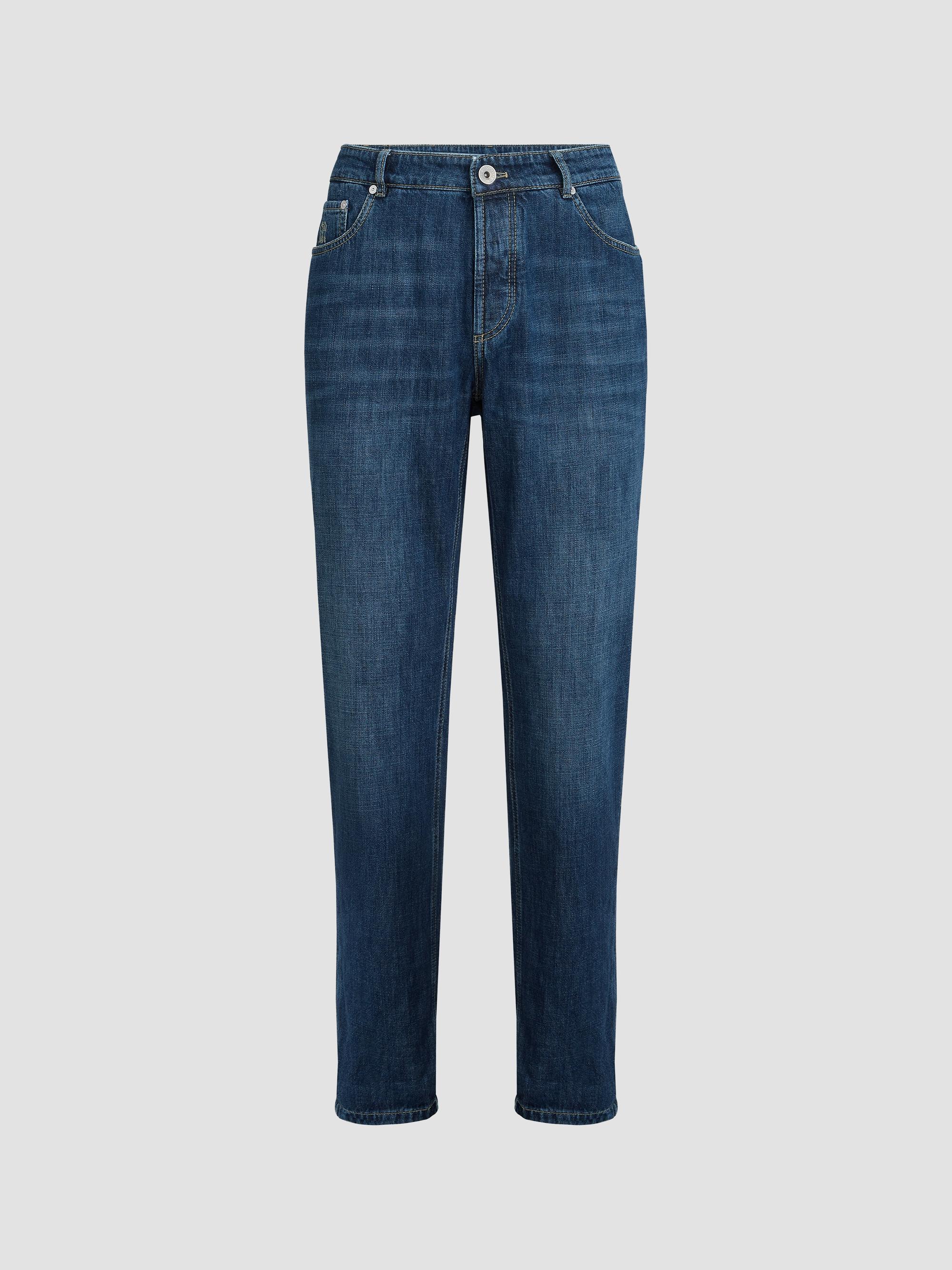 Brunello Cucinelli Denim Iconic Fit Five Pocket Jeans | Saks Fifth