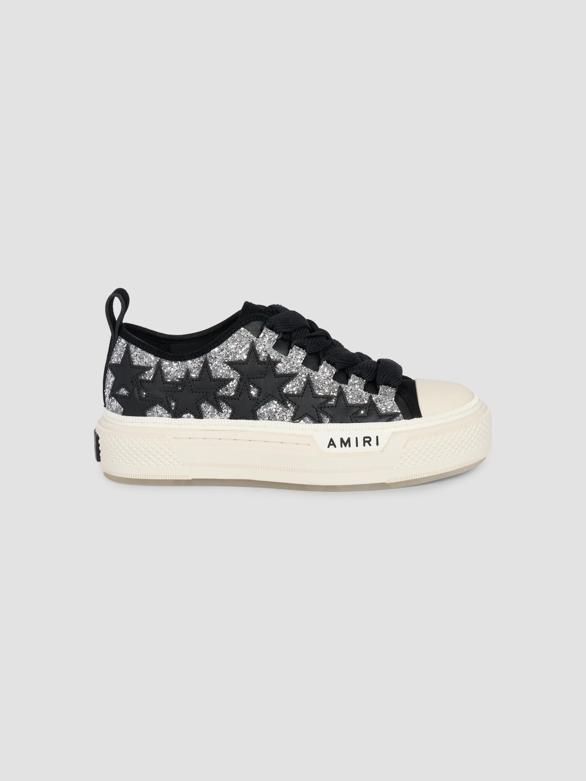 Amiri Stars Court Appliqué Low-Top Leather Sneakers | Saks Fifth