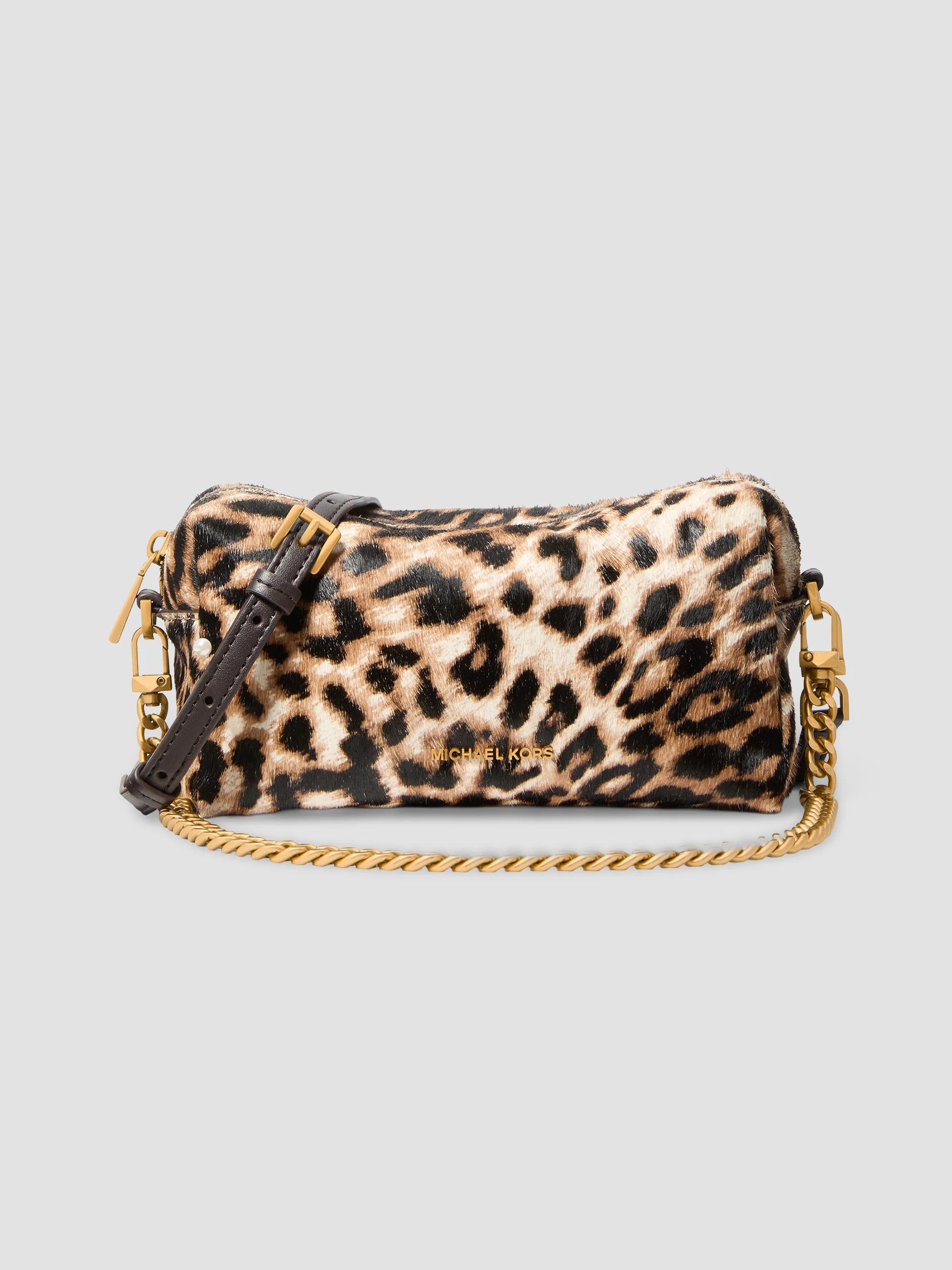 MICHAEL Michael Kors Bryant Small Leopard-Pattern Leather