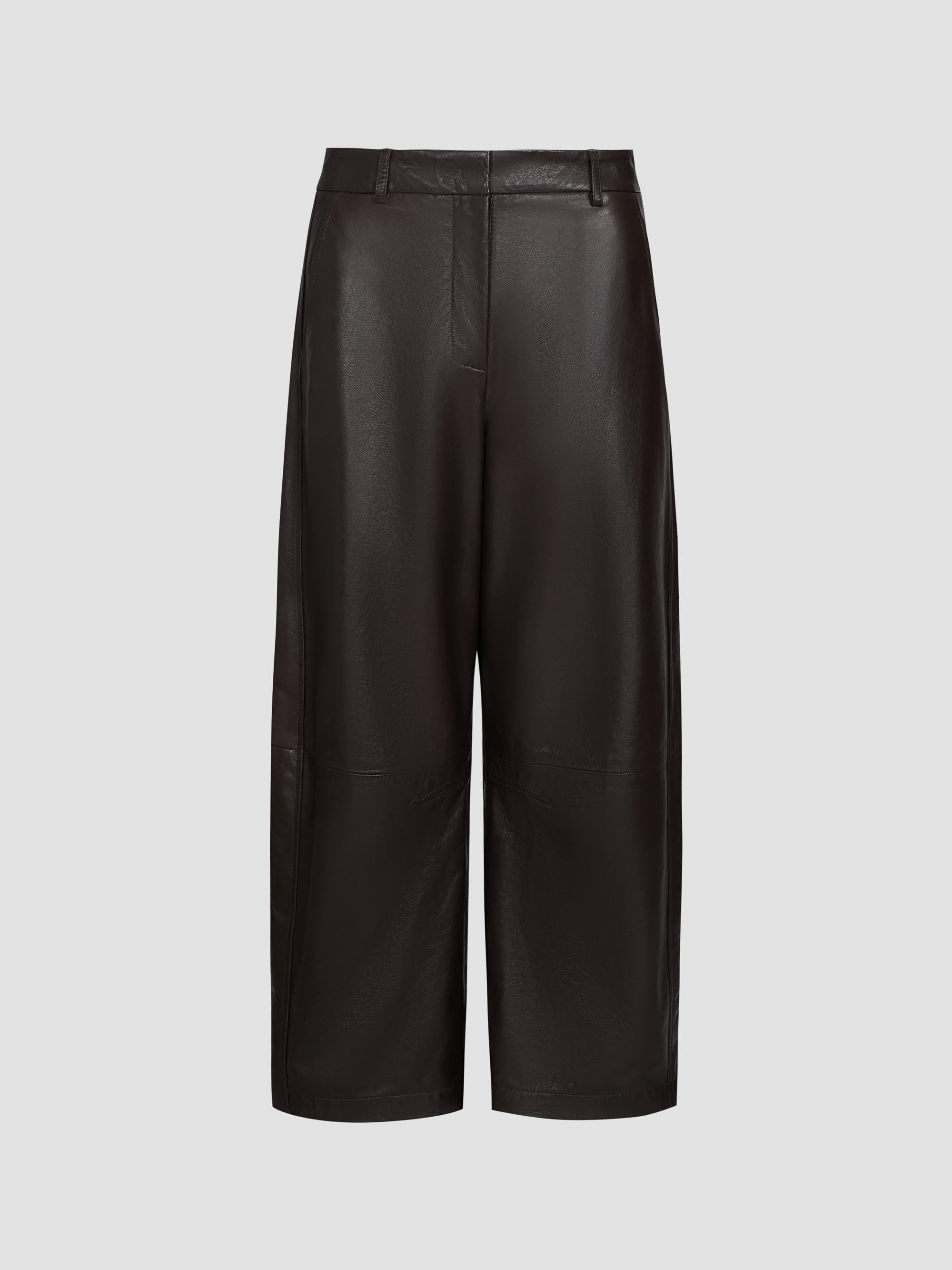TWP Slouchy BF Cotton-Linen Ankle-Crop Wide-Leg Trousers | Saks
