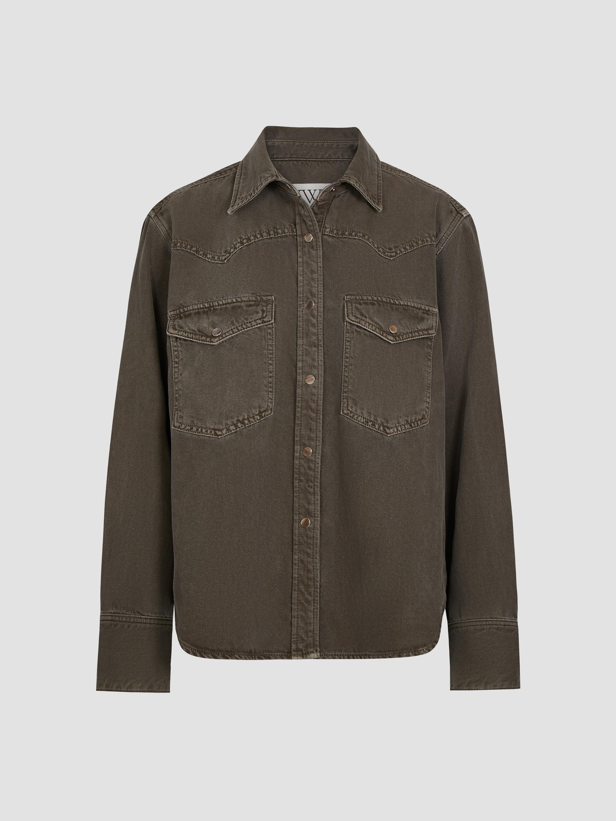 TWP Next Ex Cotton Crop Shirt | Saks Fifth Avenue
