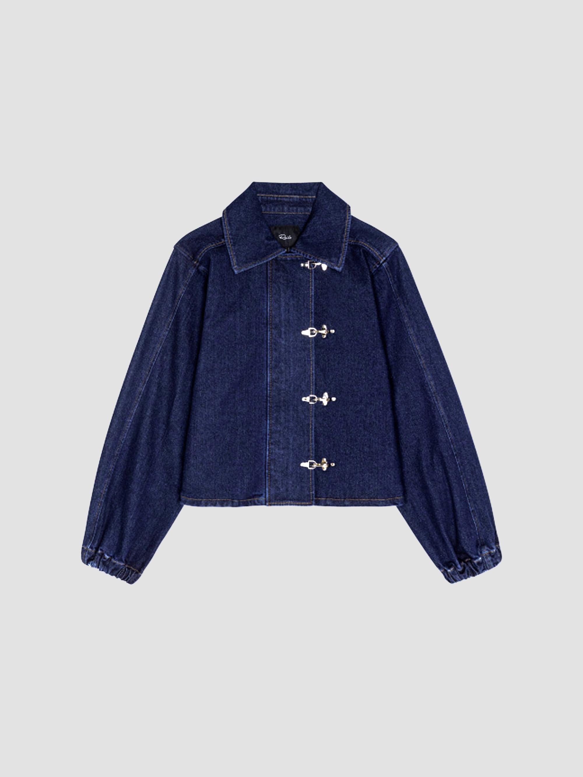 Marc Jacobs Grommet Denim Utility Crop Jacket | Saks Fifth Avenue
