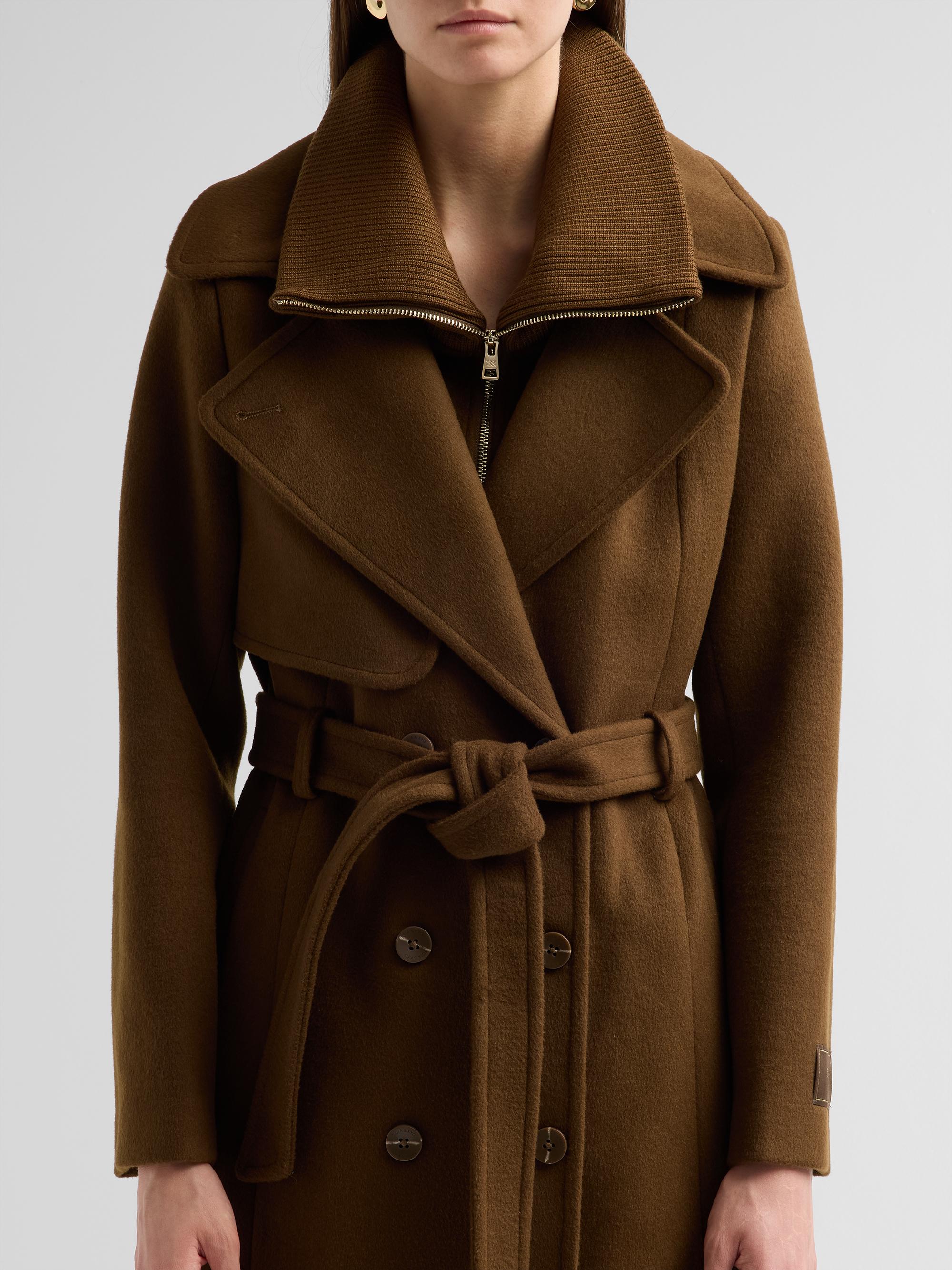 Soia & Kyo Fabianne Wool-Blend Double-Breasted Coat | Saks Fifth Avenue
