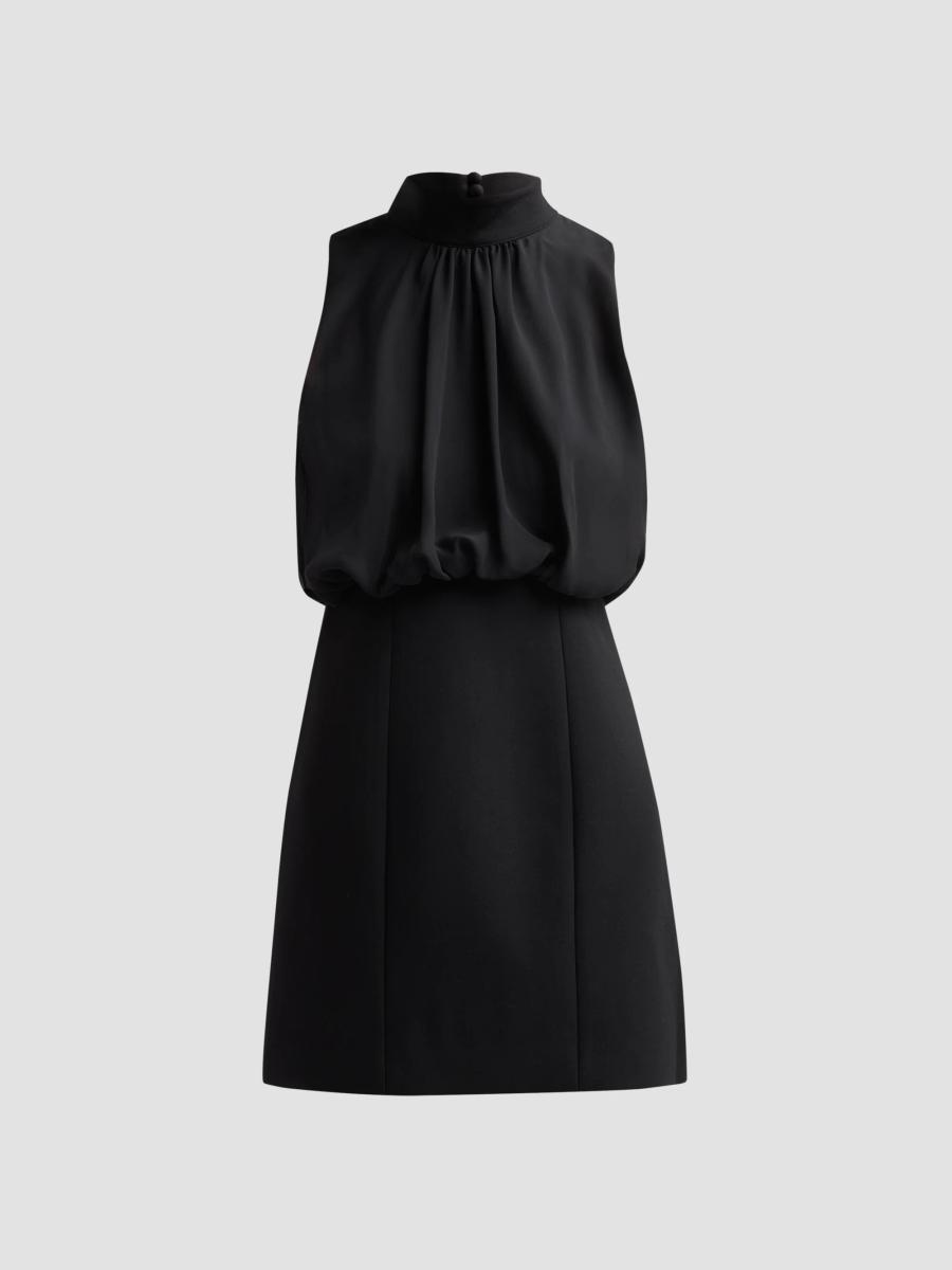Cinq À Sept Women's Olyssia Blouson Mini Dress In Black
