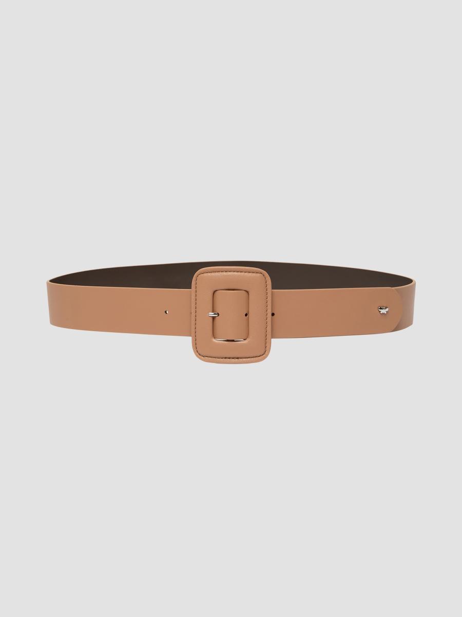 Weekend Max Mara Women's Shiny Nappa Leather Belt In Pink