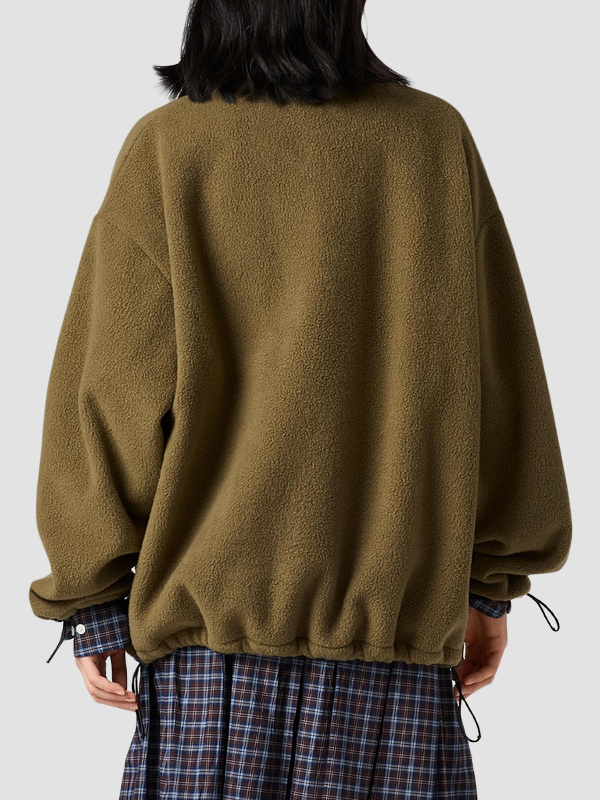 Miu Miu Fleece Zipper Jacket | Saks Fifth Avenue