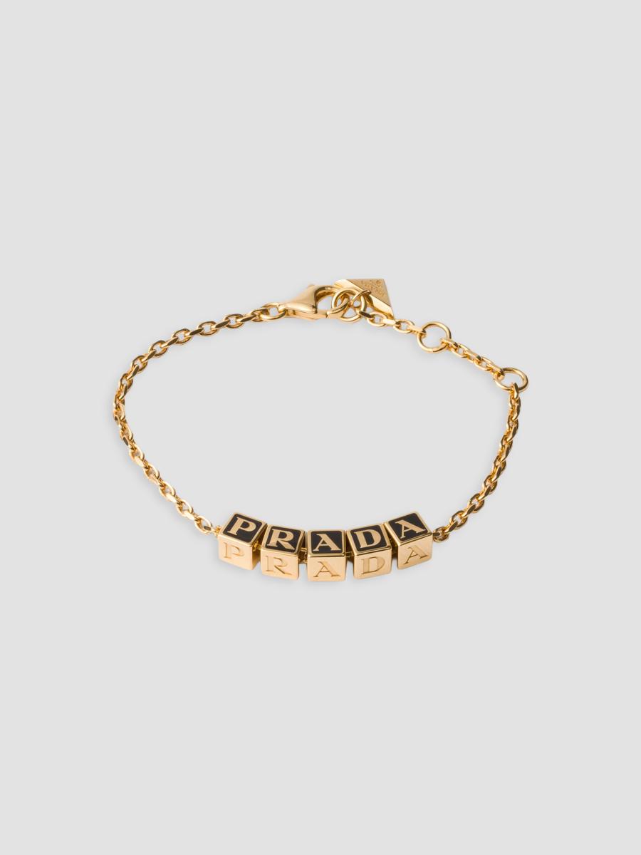 Prada Women's Metal Bracelet In Gold