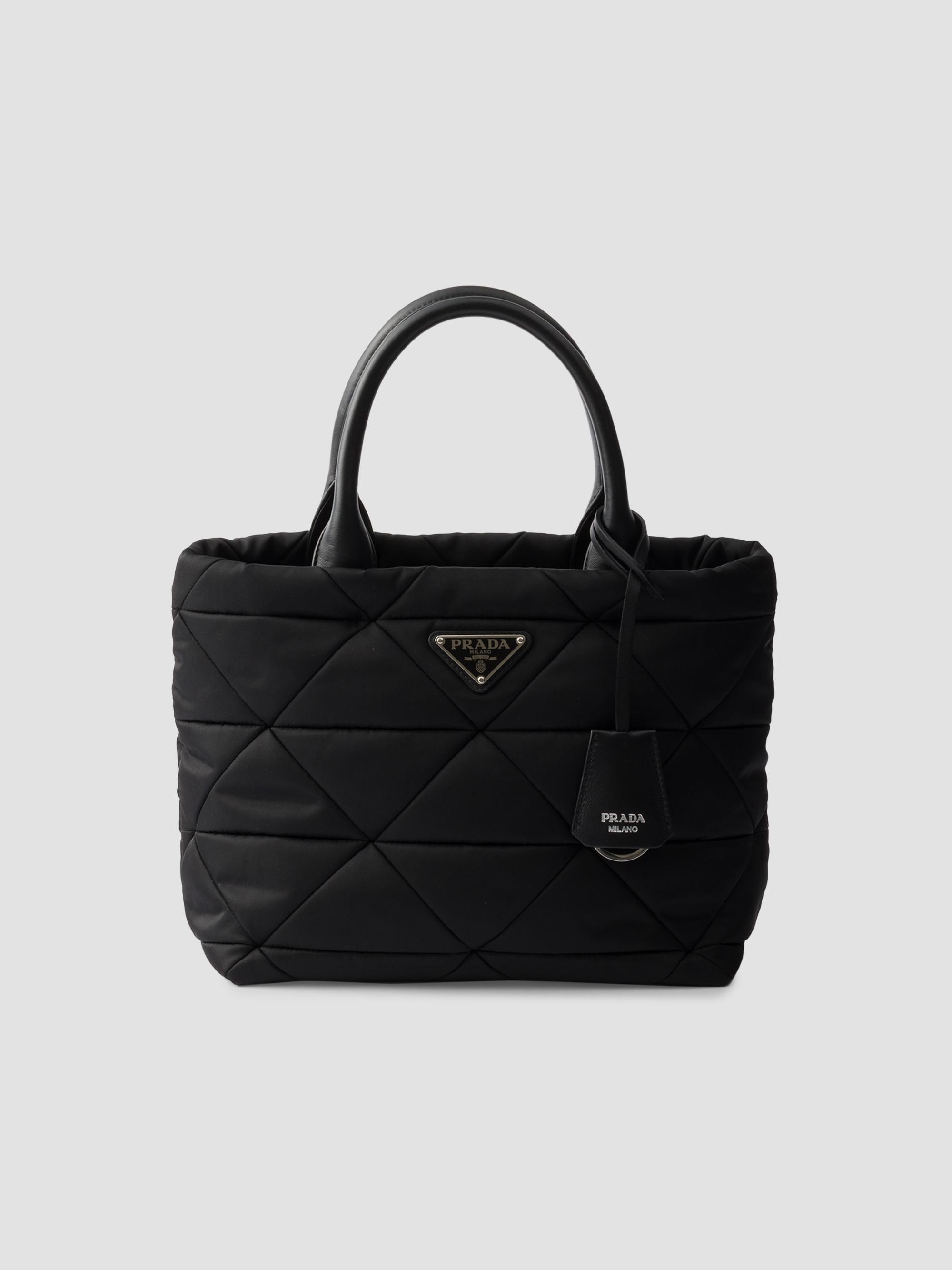 Prada Jardiniere Mini Cotton Canvas Top Handle Bag | Saks Fifth Avenue