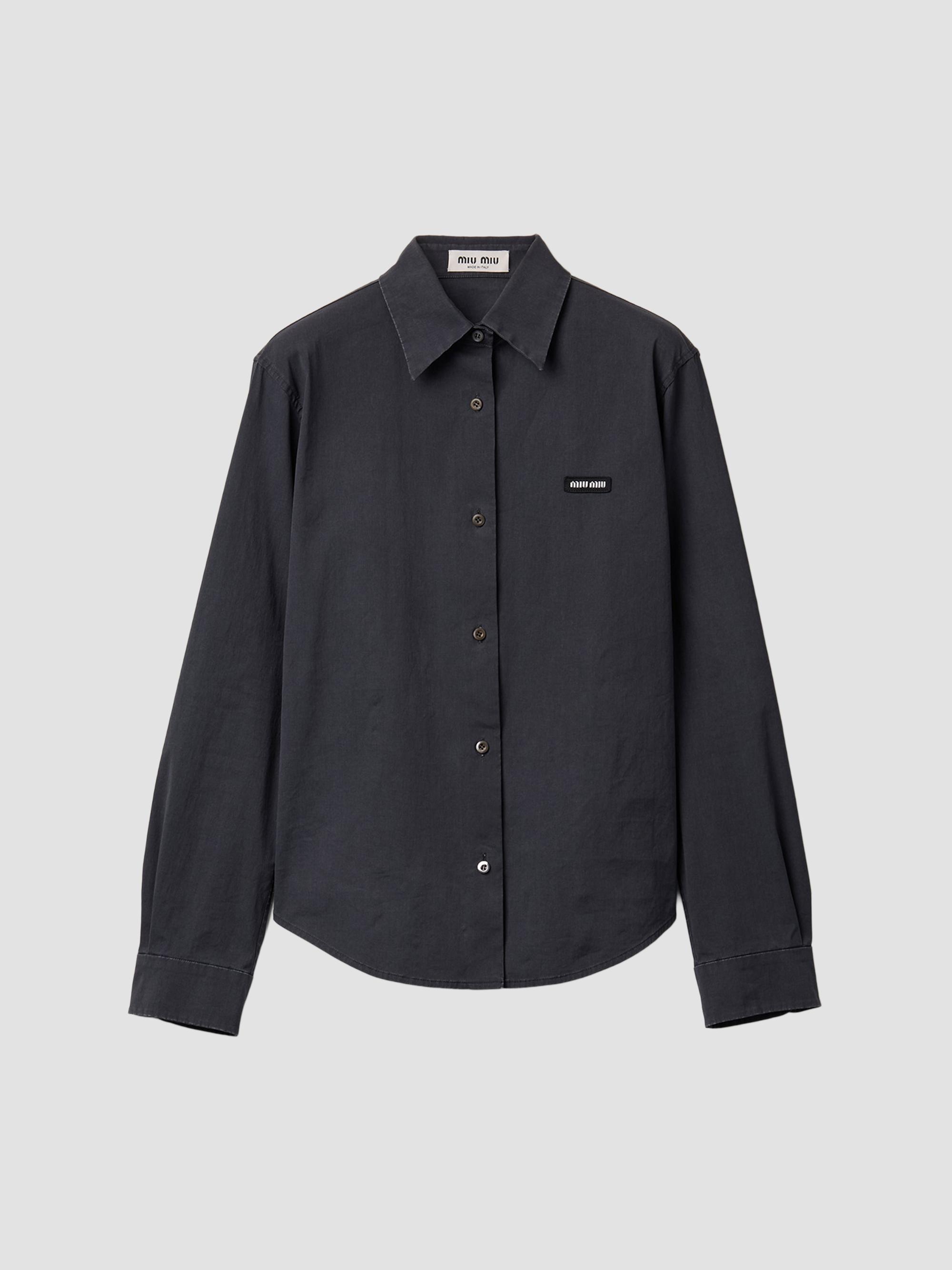 Miu Miu Light Denim Shirt | Saks Fifth Avenue