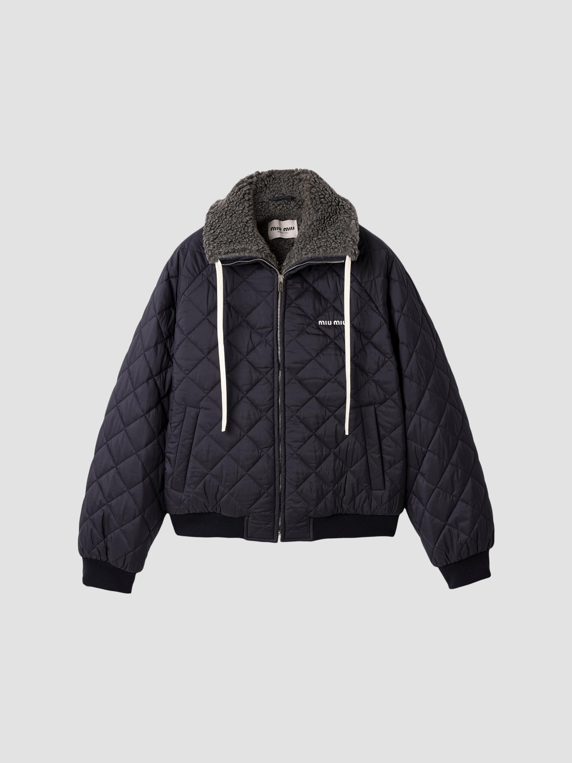 Miu Miu Technical Fabric Blouson Jacket | Saks Fifth Avenue
